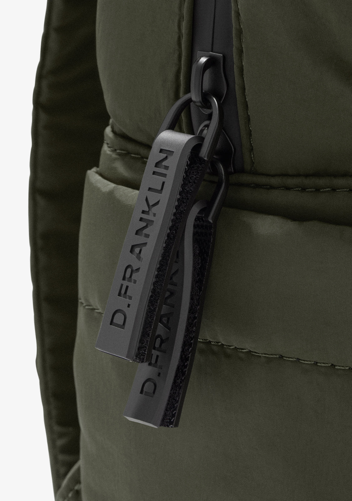 Multi-Pocket Nylon Backpack Green - Image 8