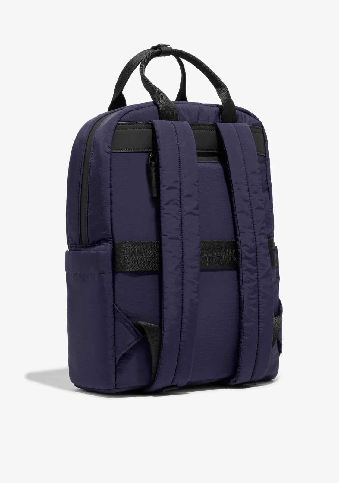 Multi-Pocket Nylon Backpack Navy - Image 2
