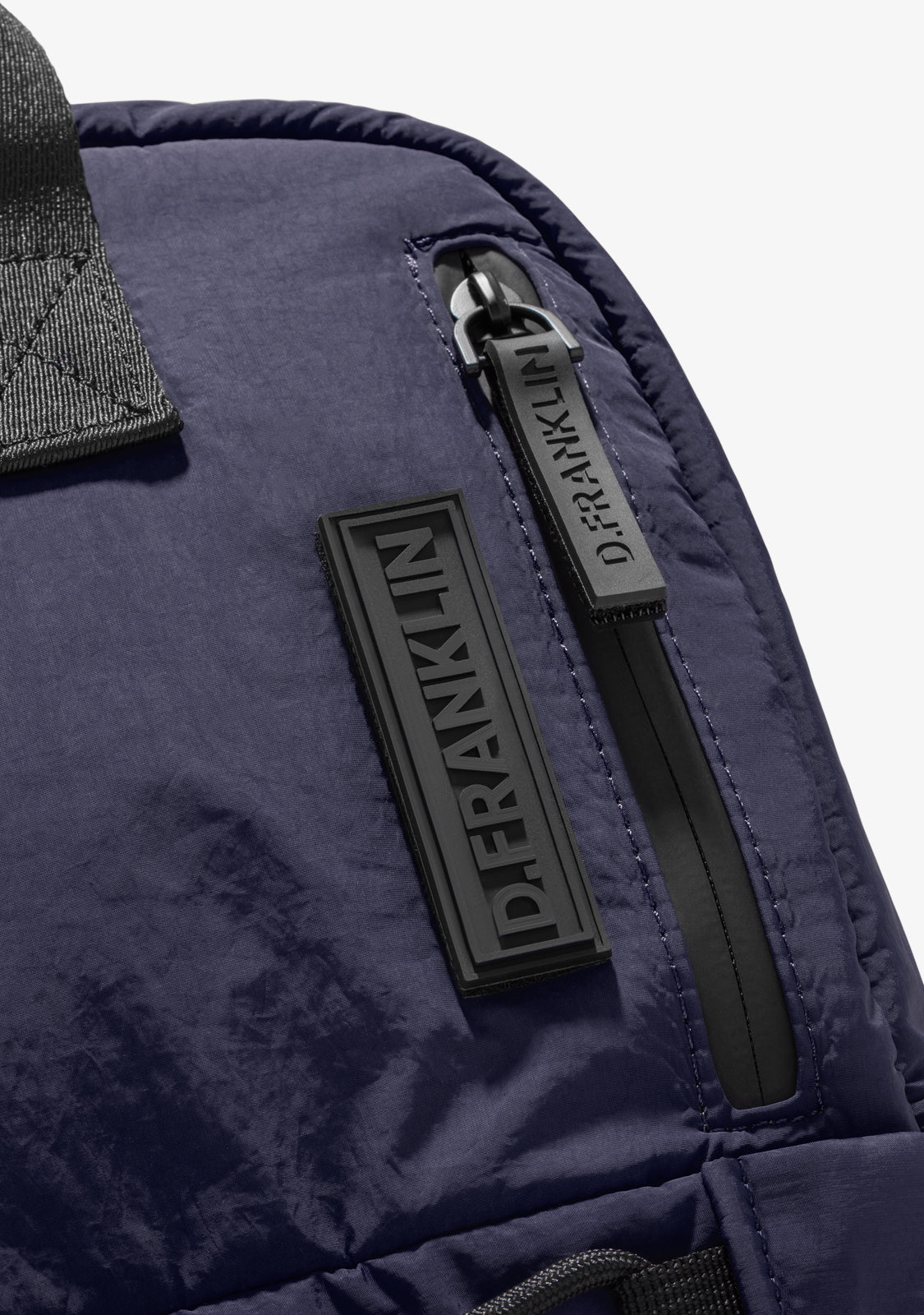 Multi-Pocket Nylon Backpack Navy - Image 6