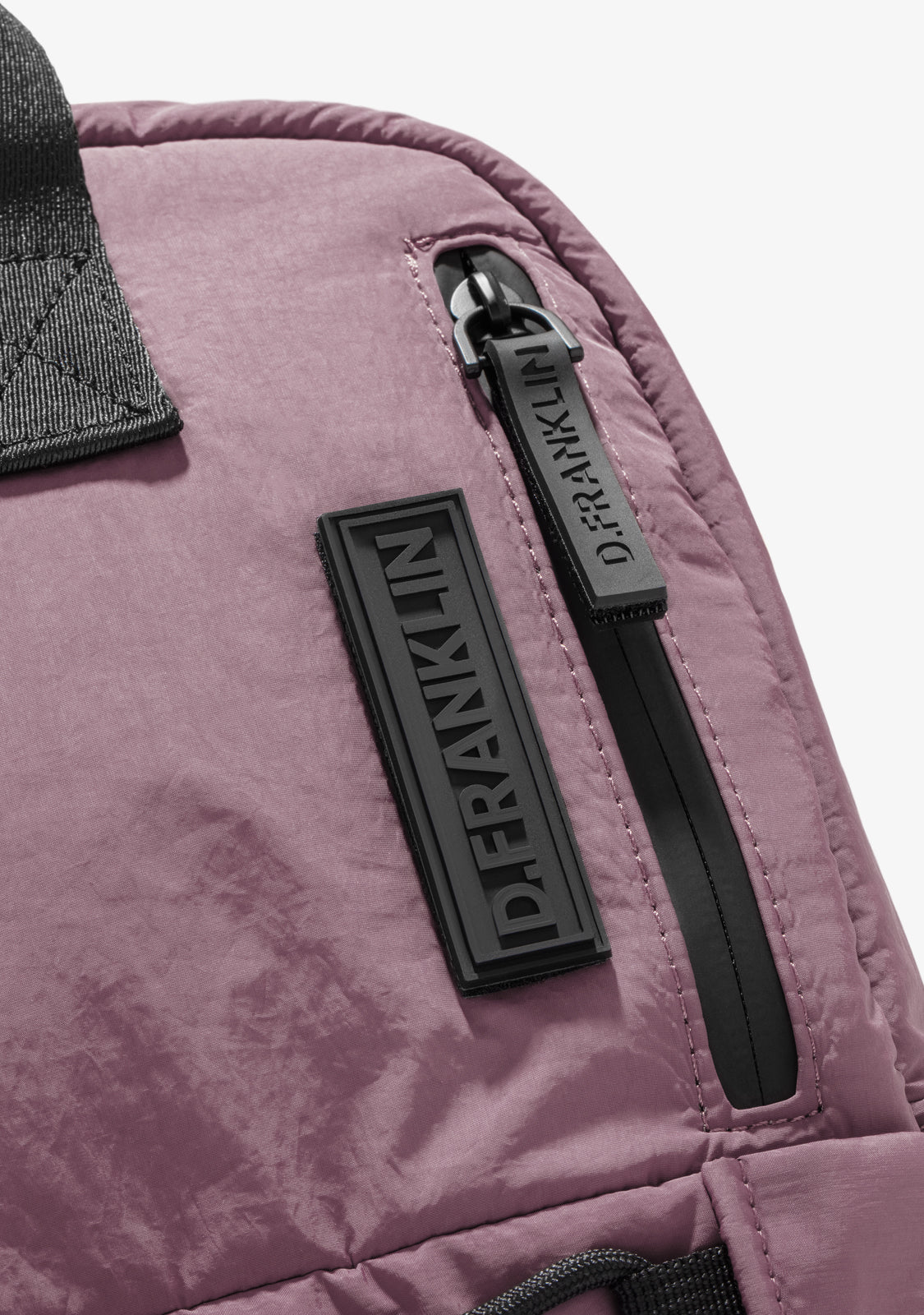 Multi-Pocket Nylon Backpack Pink - Image 6
