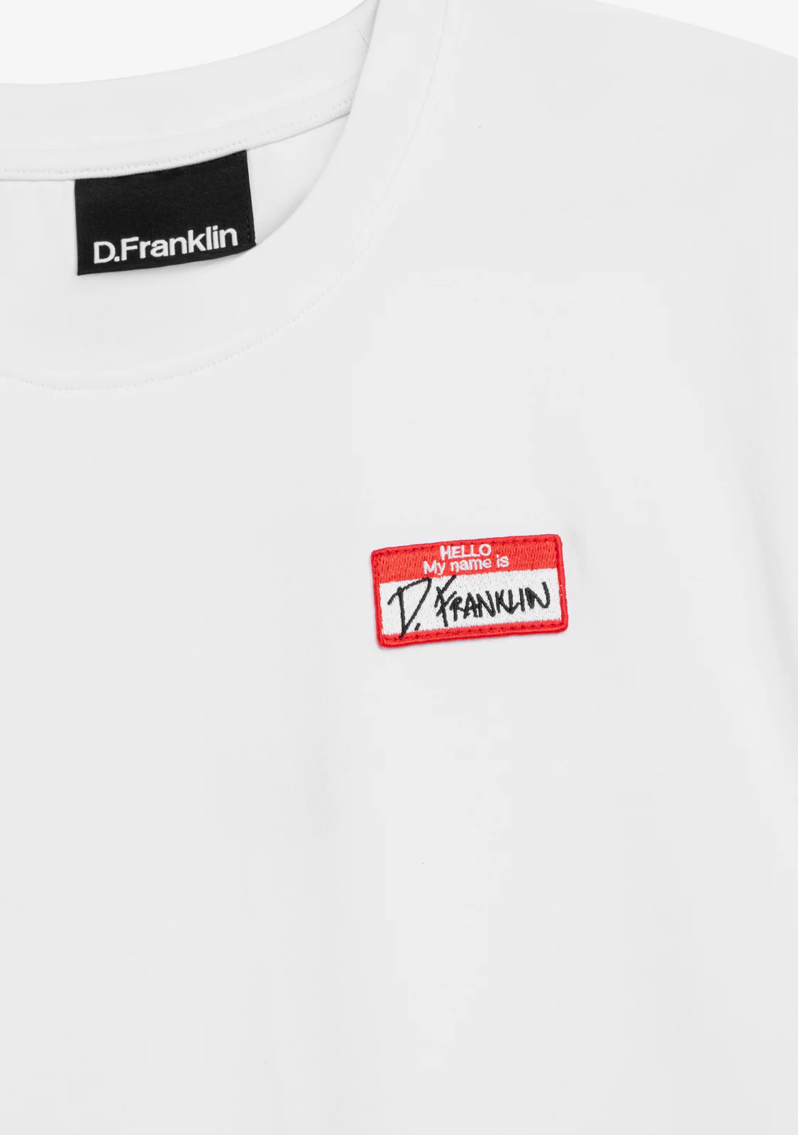My Name Is Patch T-Shirt White - Image 3