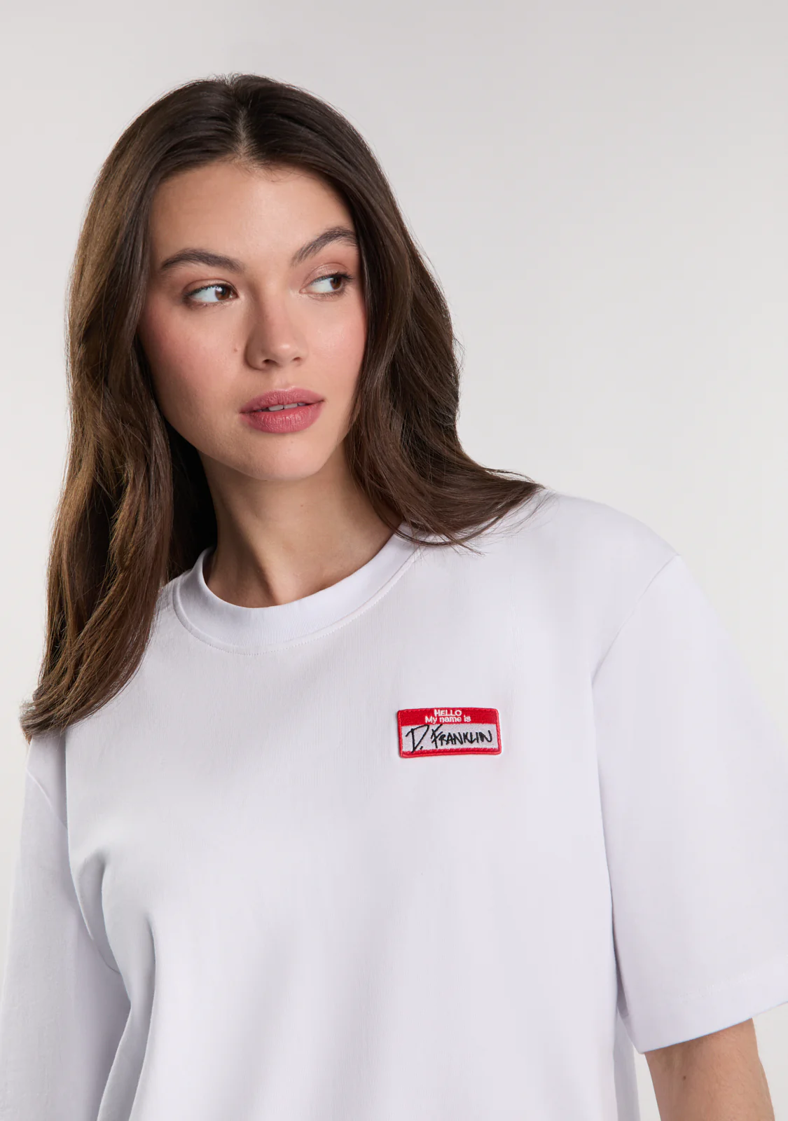 My Name Is Patch T-Shirt White - Image 4