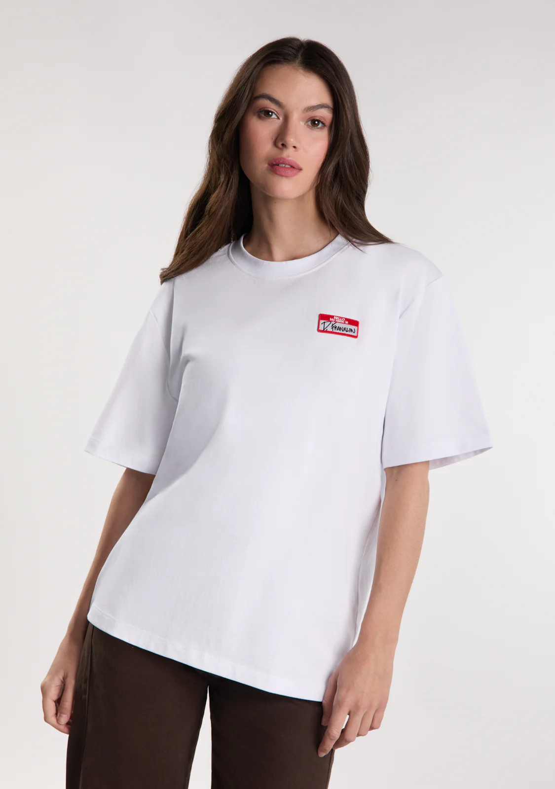 My Name Is Patch T-Shirt White - Image 5