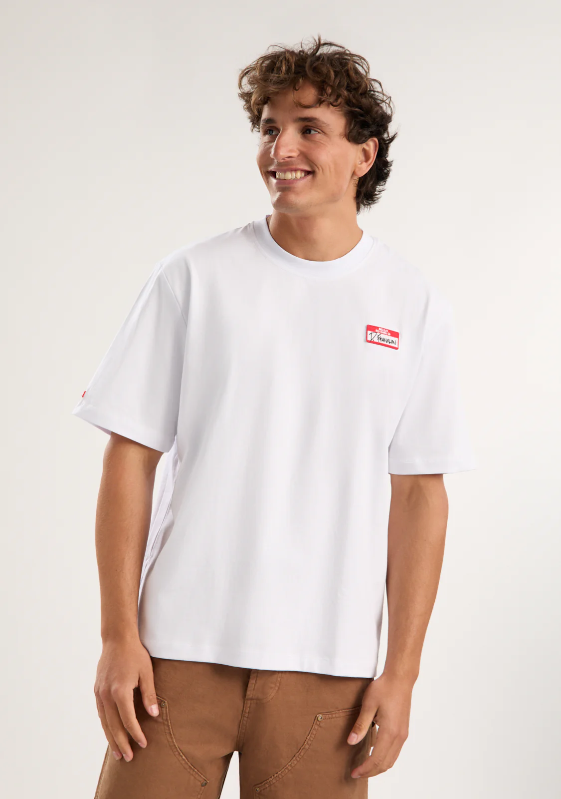 My Name Is Patch T-Shirt White - Image 7