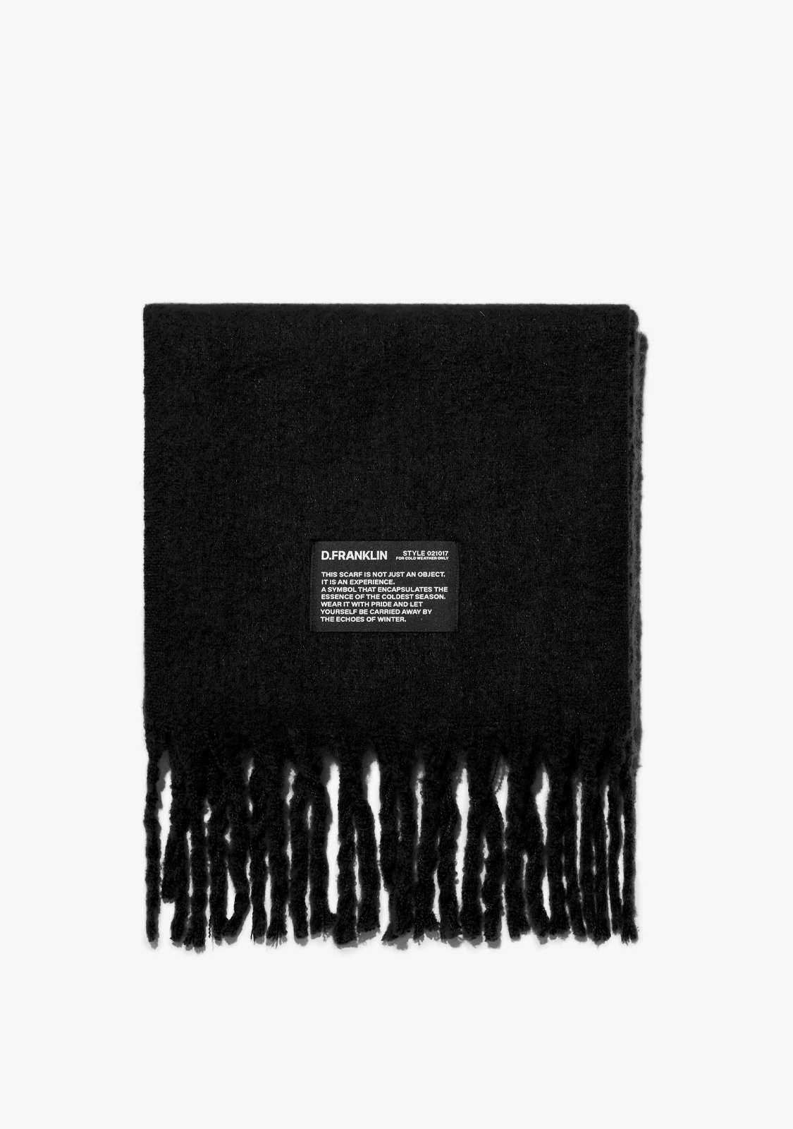 Nordic Basic Scarf Black - Image 2