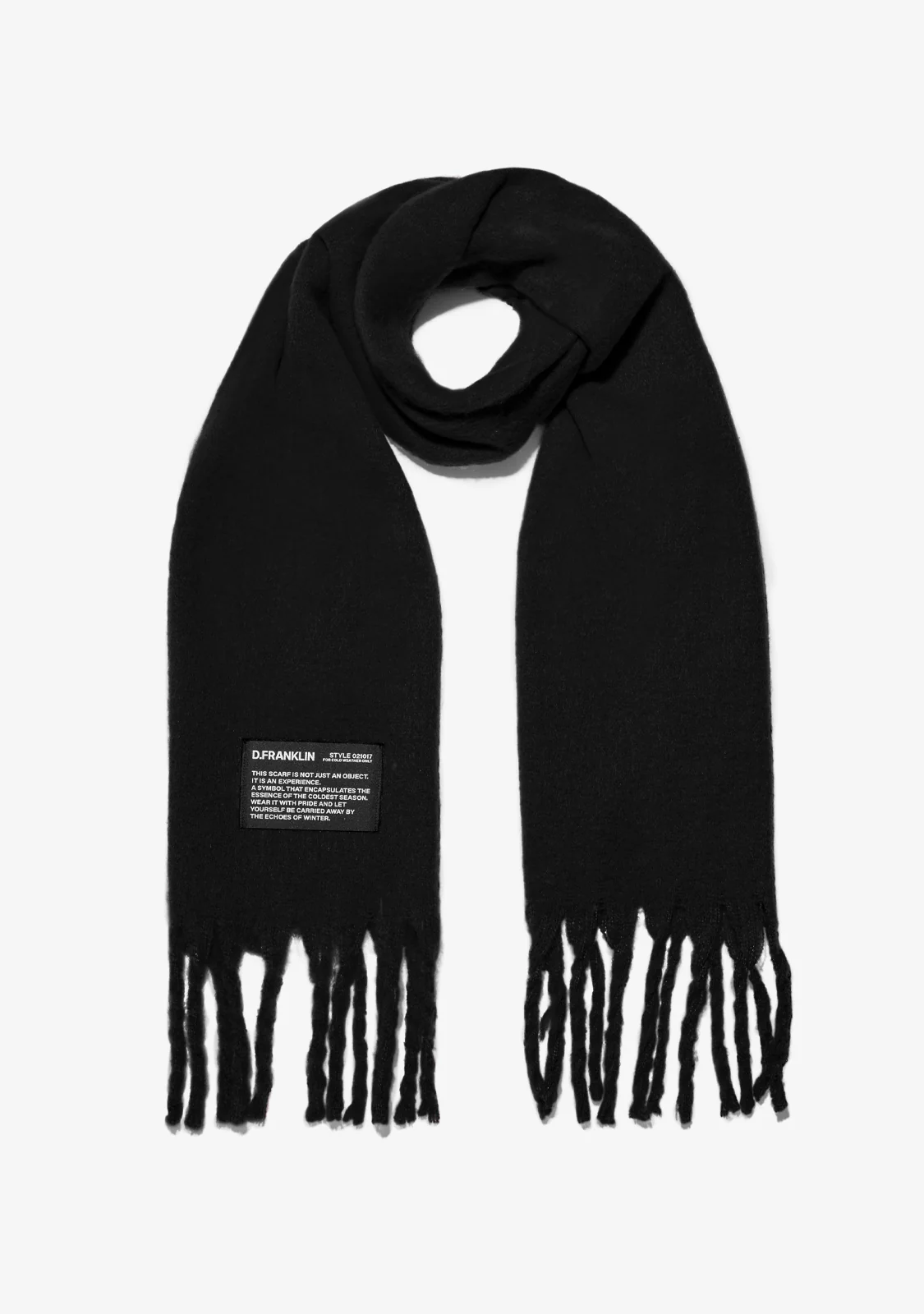 Nordic Basic Scarf Black - Image 4