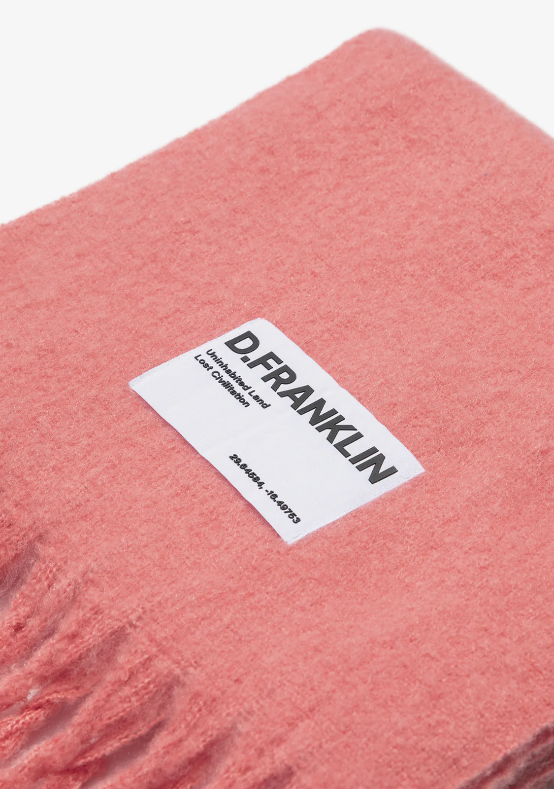 Nordic Basic Scarf Coral - Image 3