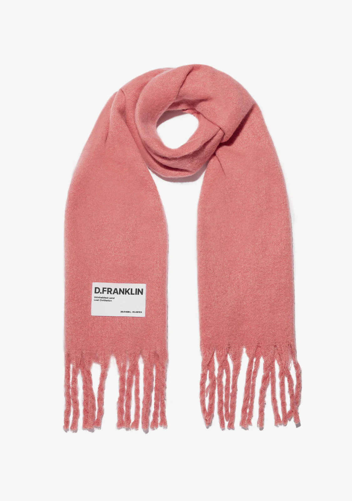 Nordic Basic Scarf Coral - Image 4