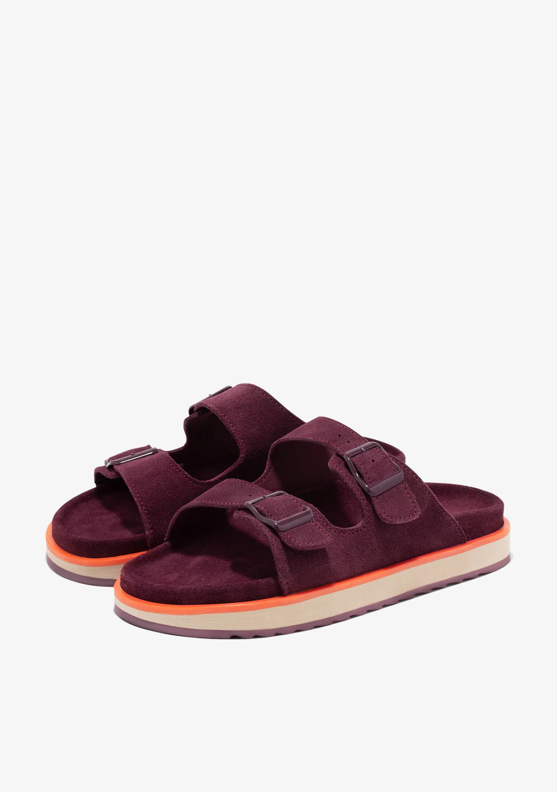 Nordic Sandal Buckle Burgundy - Image 2