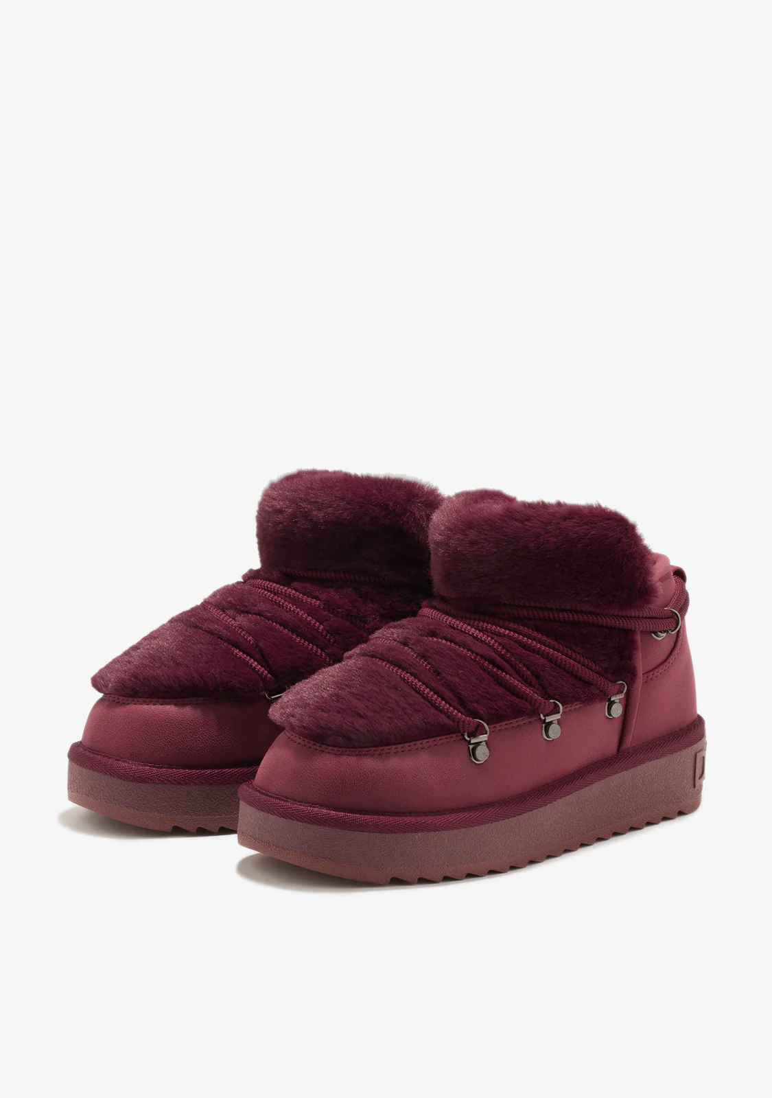 Nordic Trk Fur Low Burgundy - Image 2