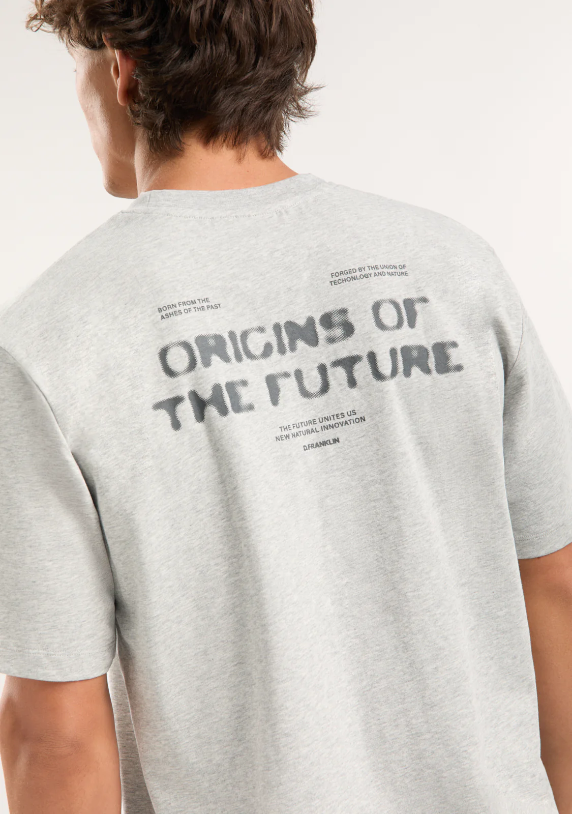 Origins T-Shirt Grey Melange / Anthracite - Image 7