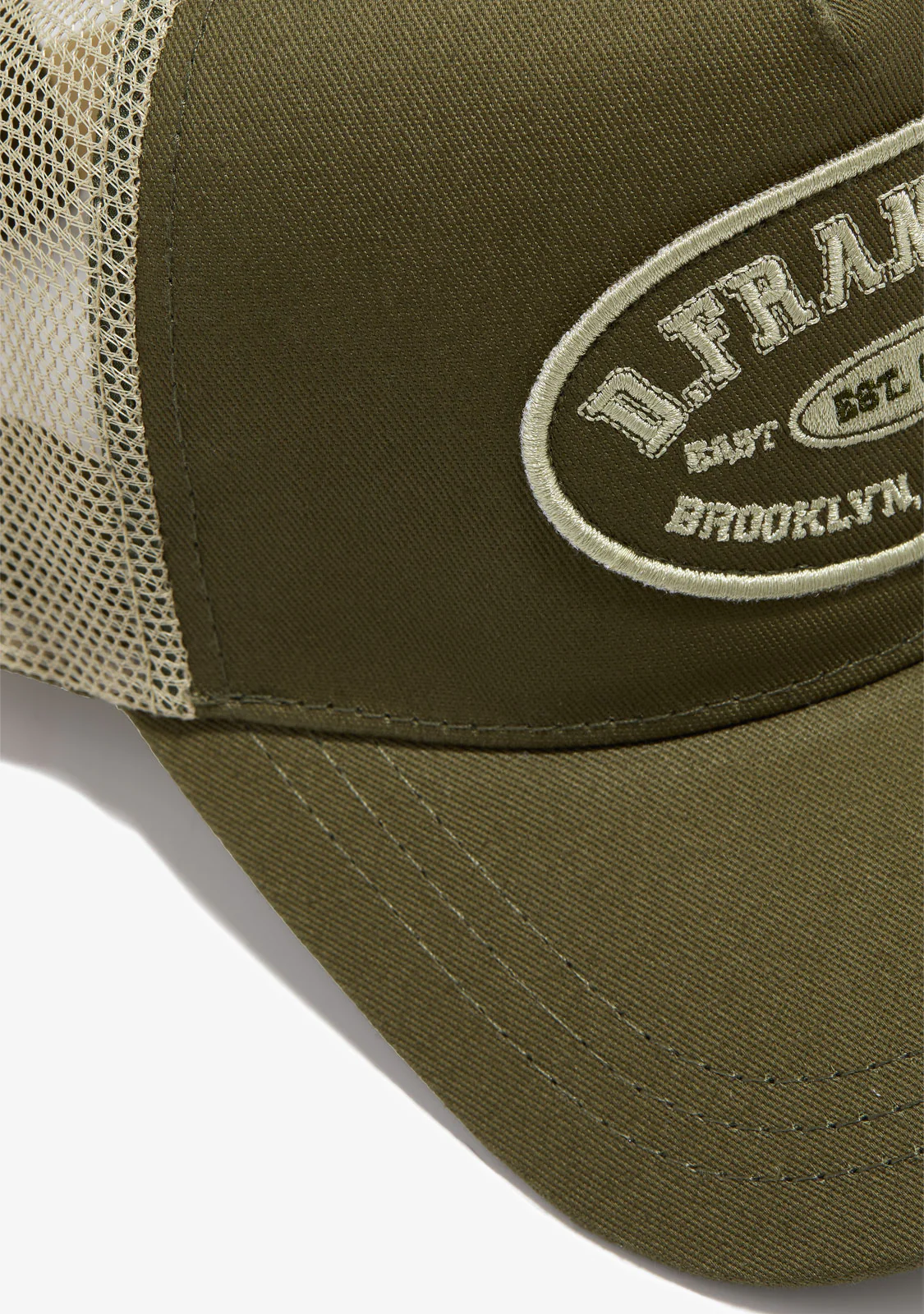 Patch Trucker Cap Army Green - Image 3