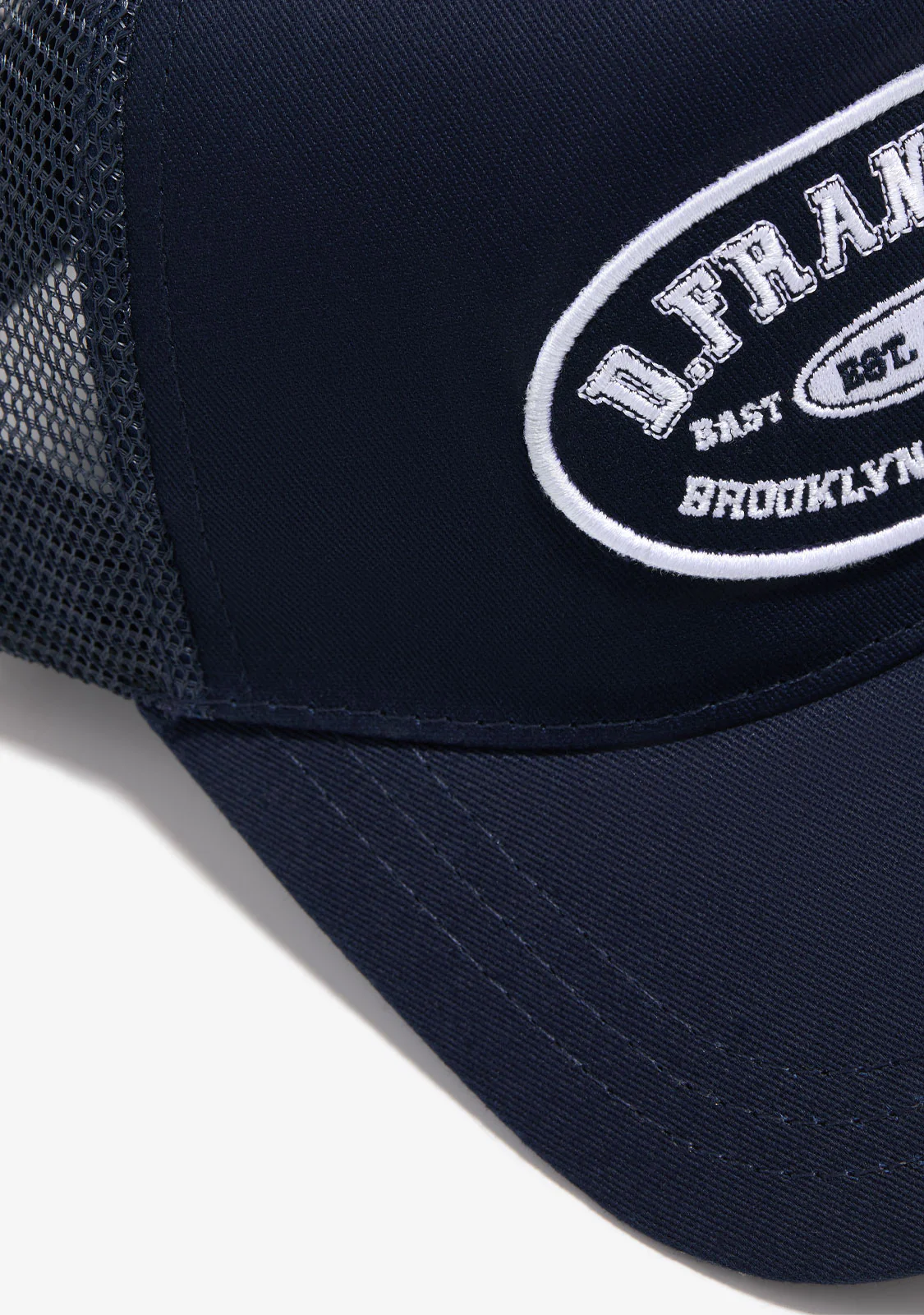 Patch Trucker Cap Navy - Image 3