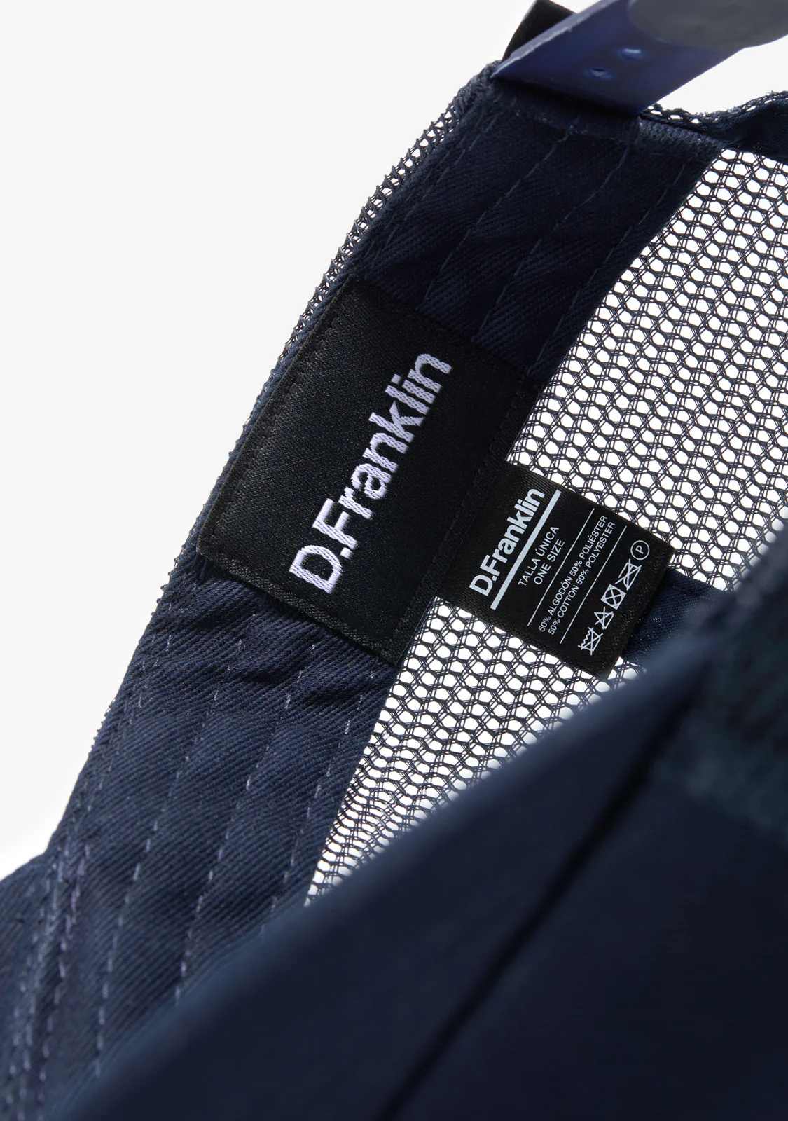 Patch Trucker Cap Navy - Image 4