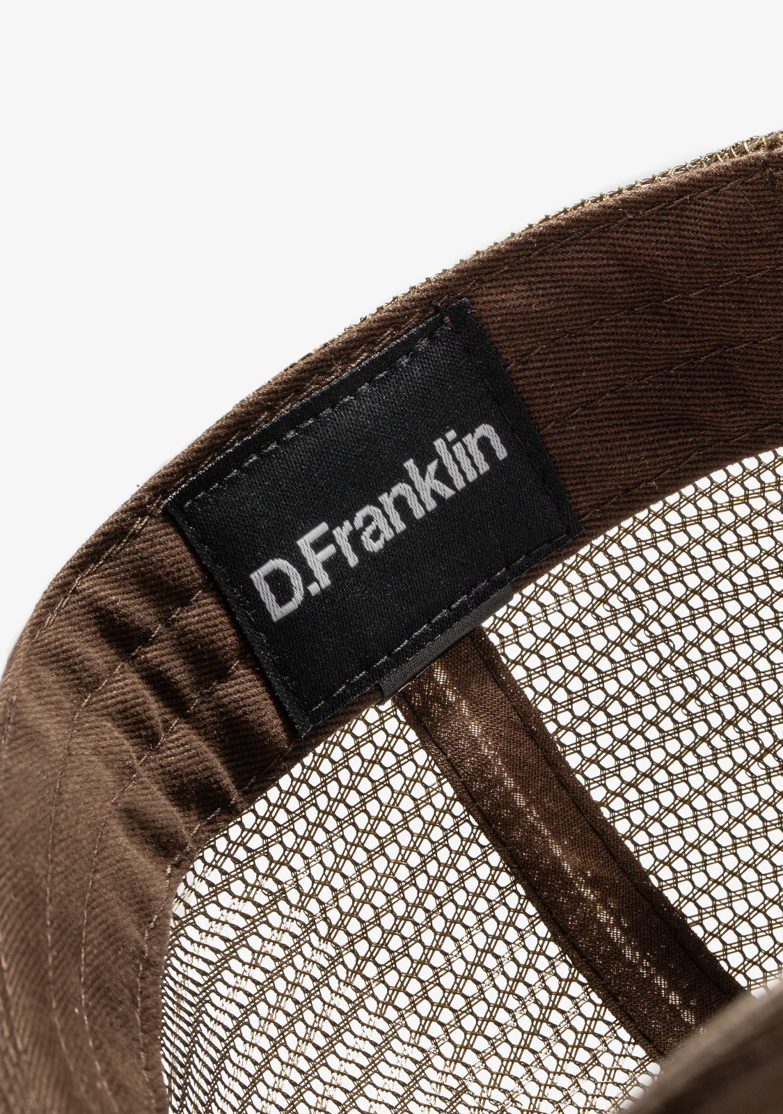 Plaid Trucker Cap Brown - Image 4