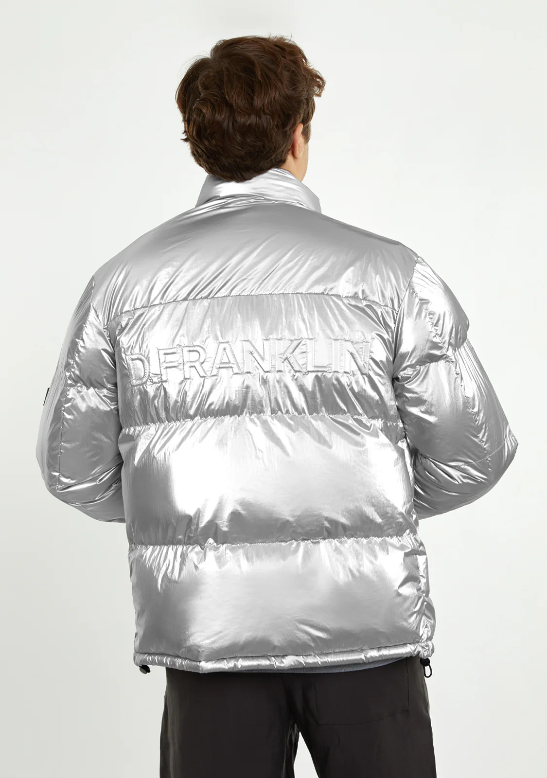 Puffer Jacket Light Grey - Image 13
