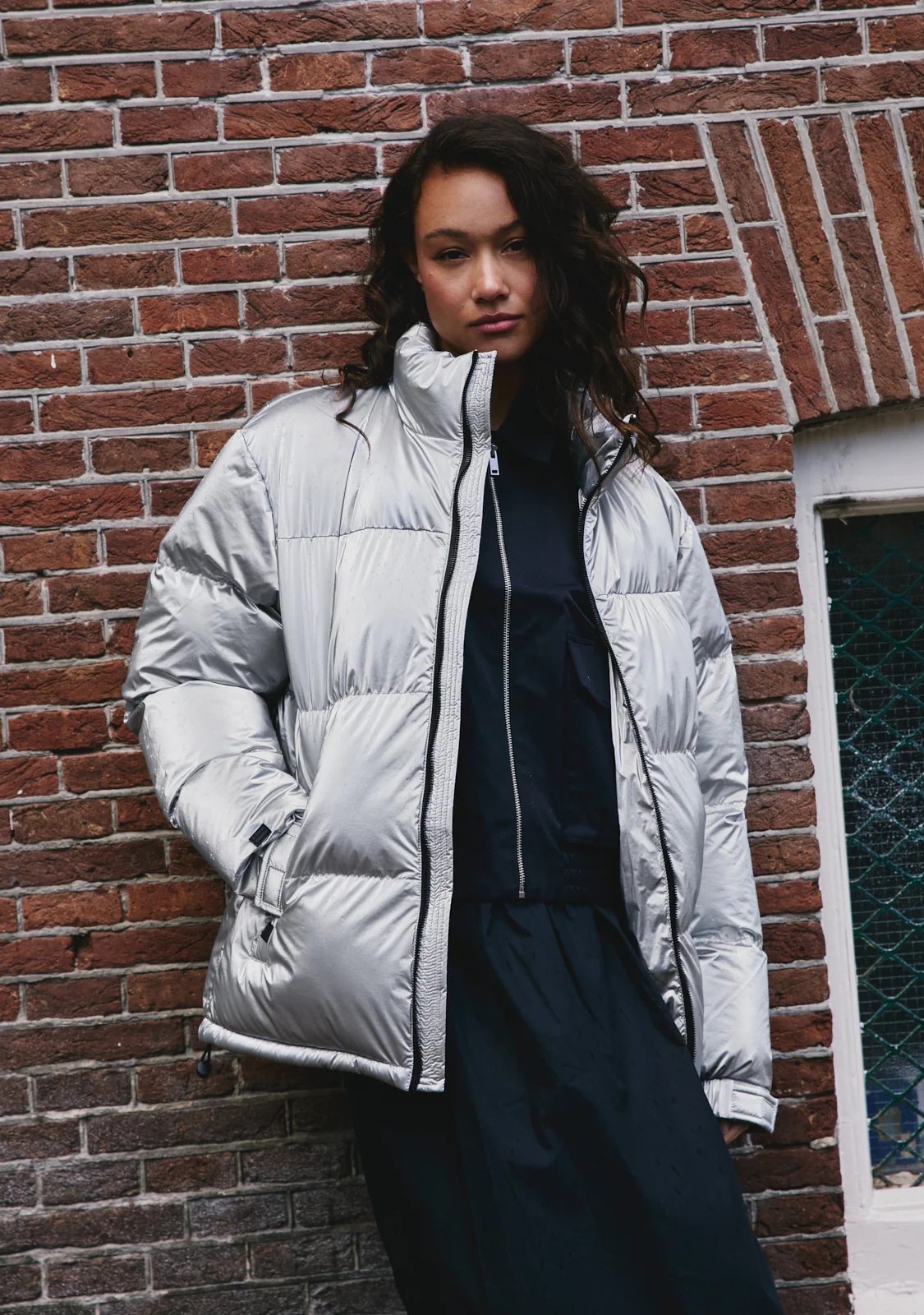 Puffer Jacket Light Grey - Image 7
