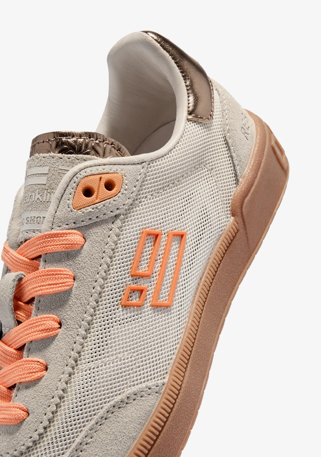 Rebel Mesh Off White / Orange - Image 4