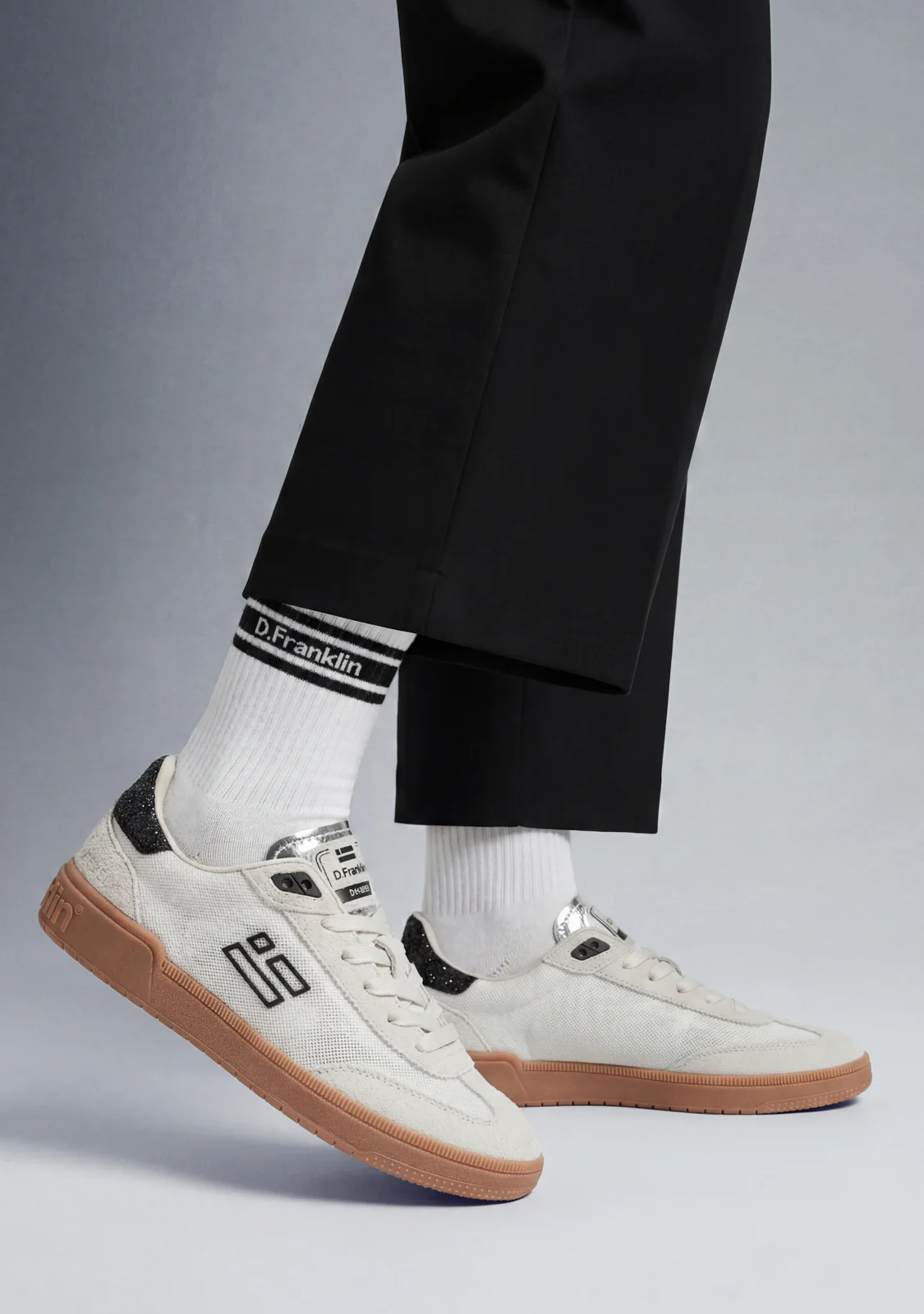 Rebel Mesh White / Black Glitter - Image 5