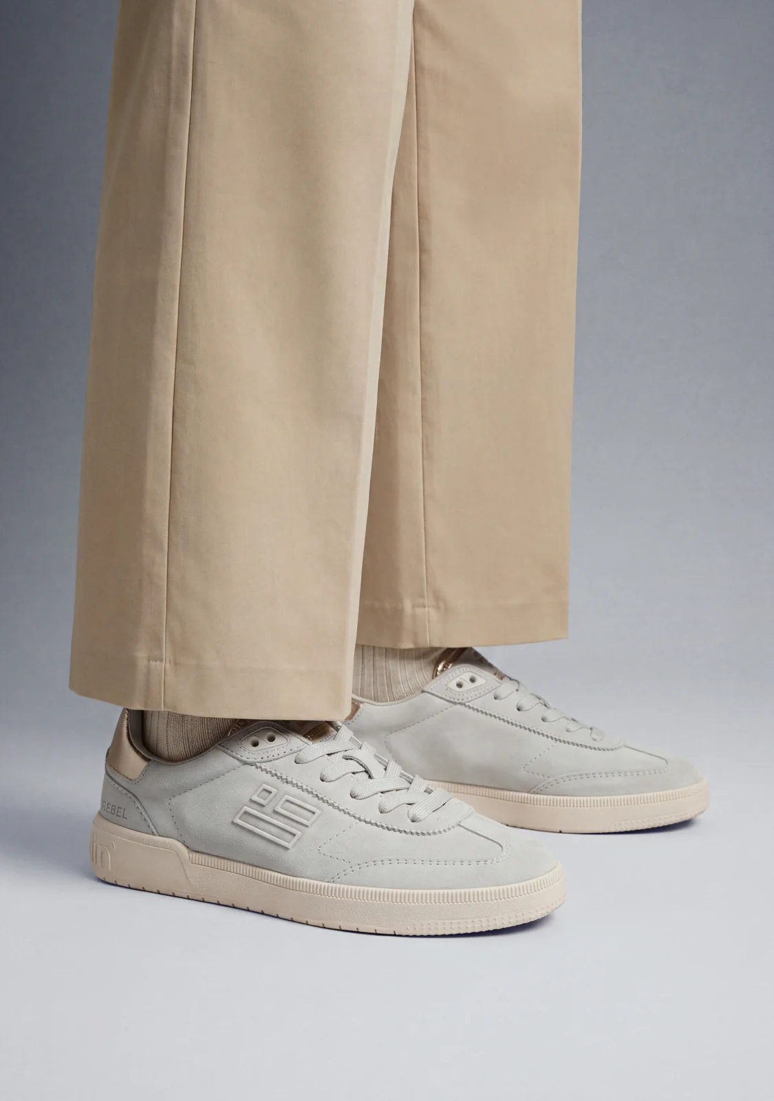 Rebel Suede Cool Grey / Gold Met - Image 5
