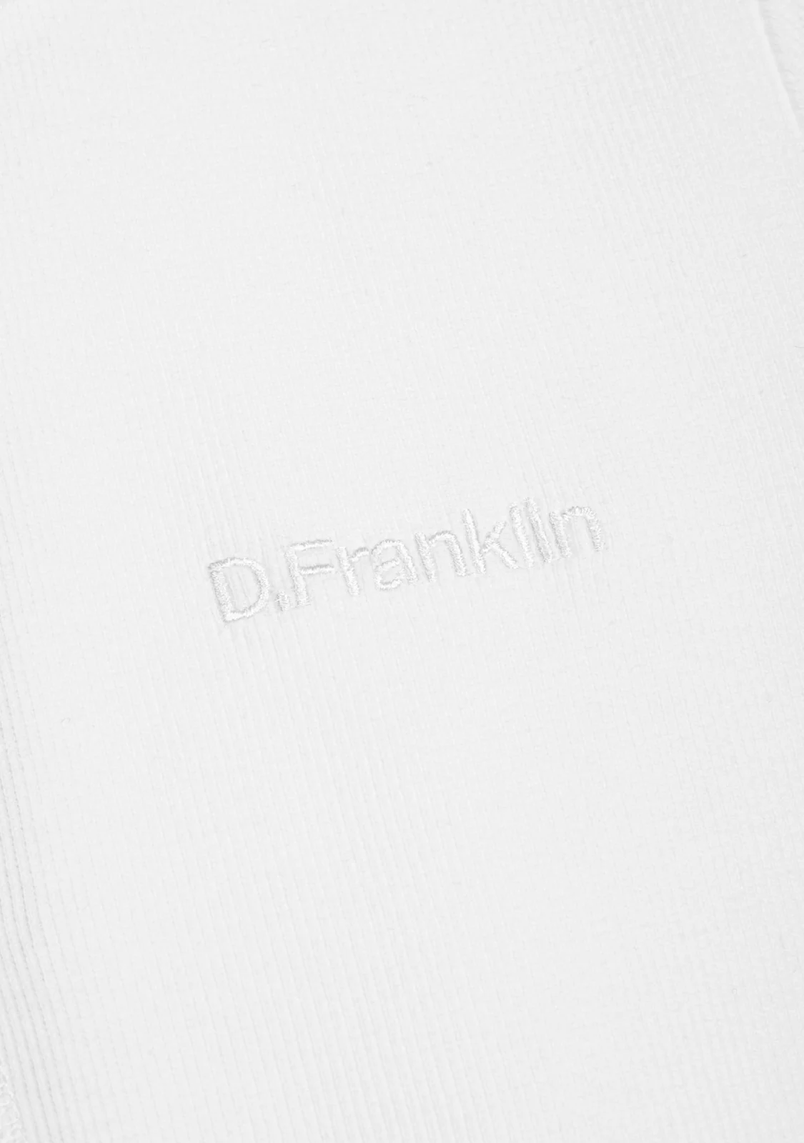 Rib T-Shirt White - Image 2