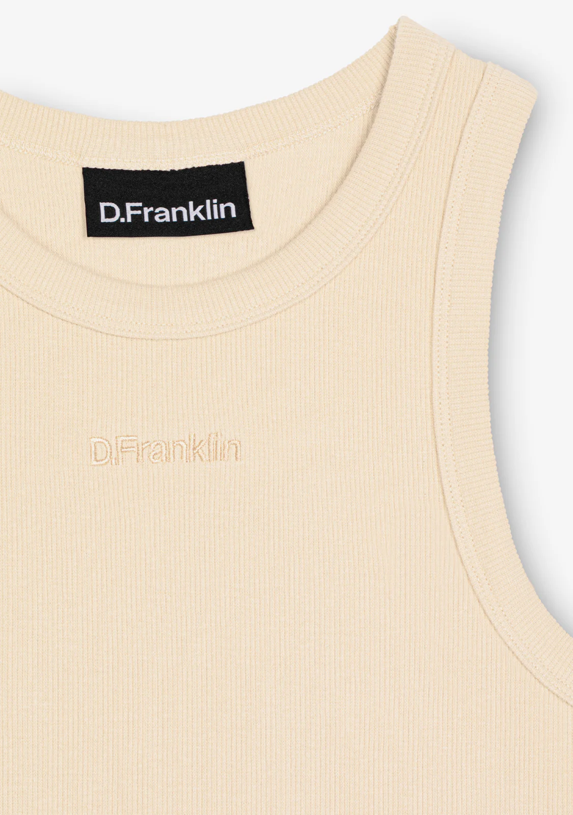 Rib Tank Top Butter - Image 2