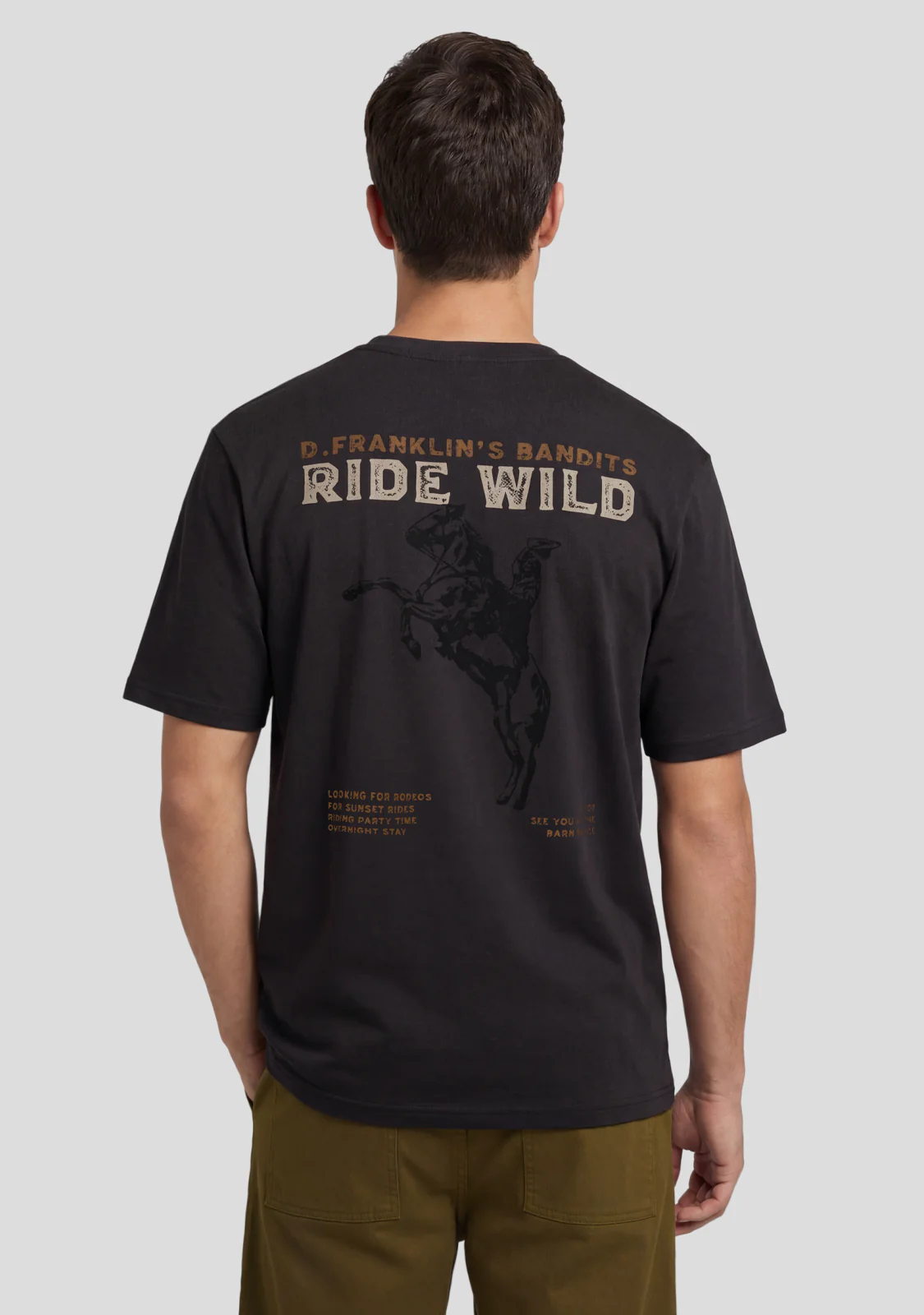 Ride Wild T-Shirt Anthracite - Image 3