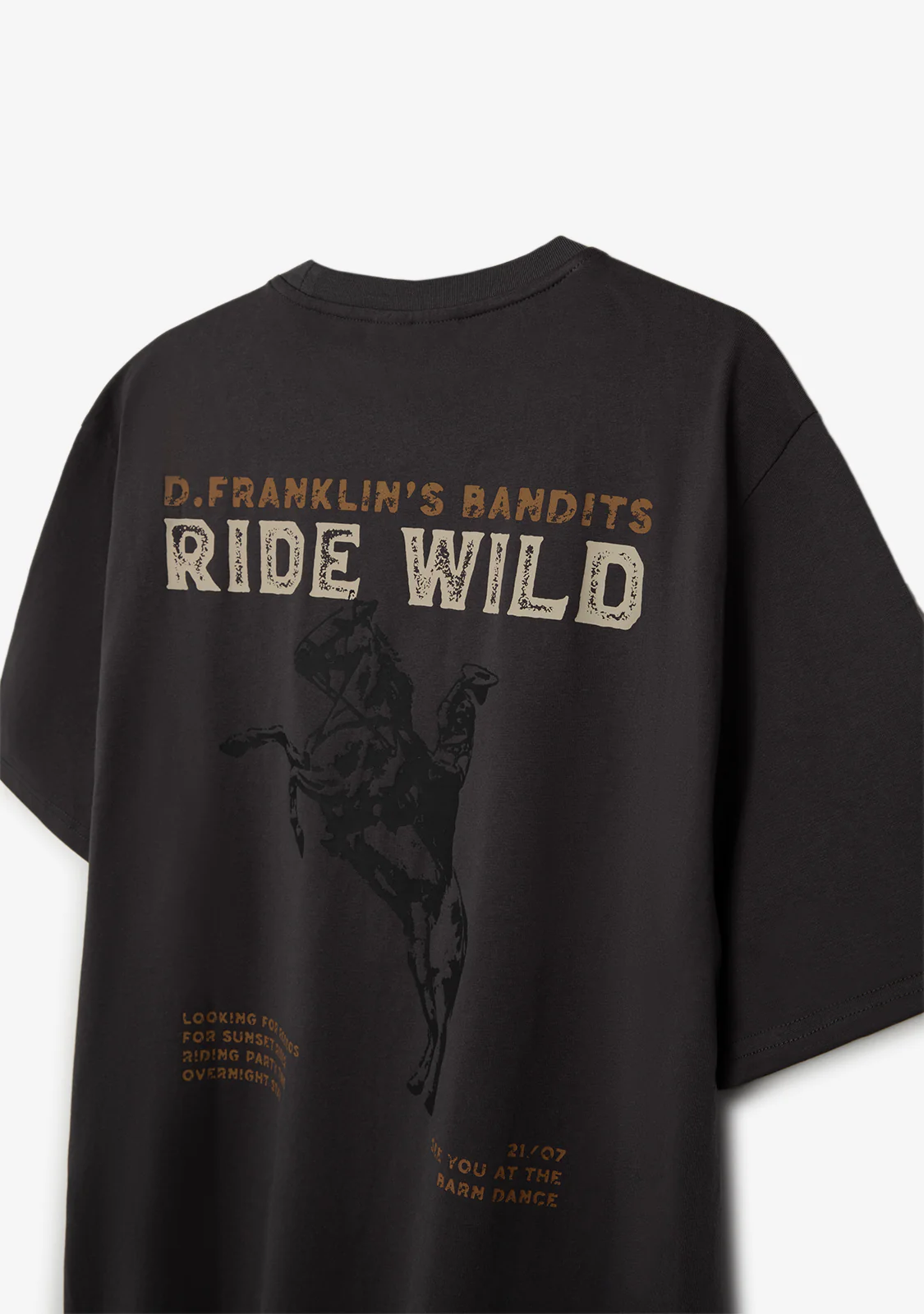 Ride Wild T-Shirt Anthracite - Image 6