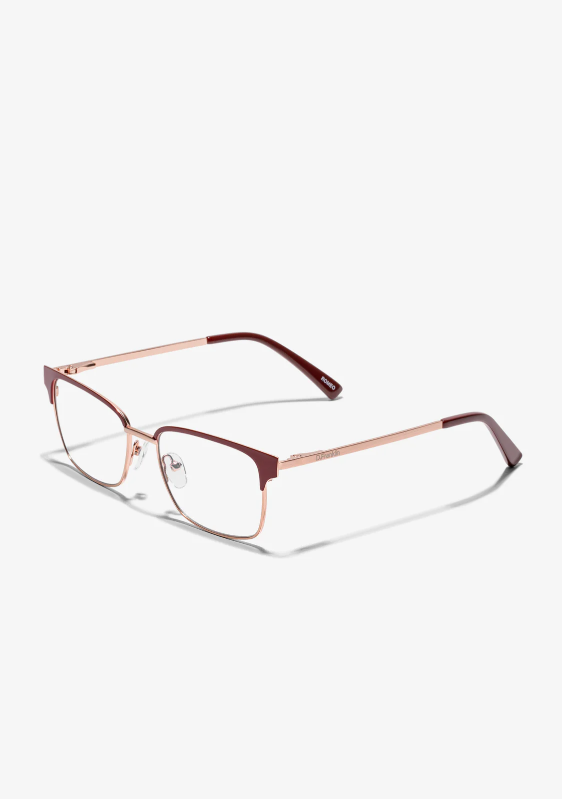 Romeo Square Blue Block Gold / Burgundy - Image 2