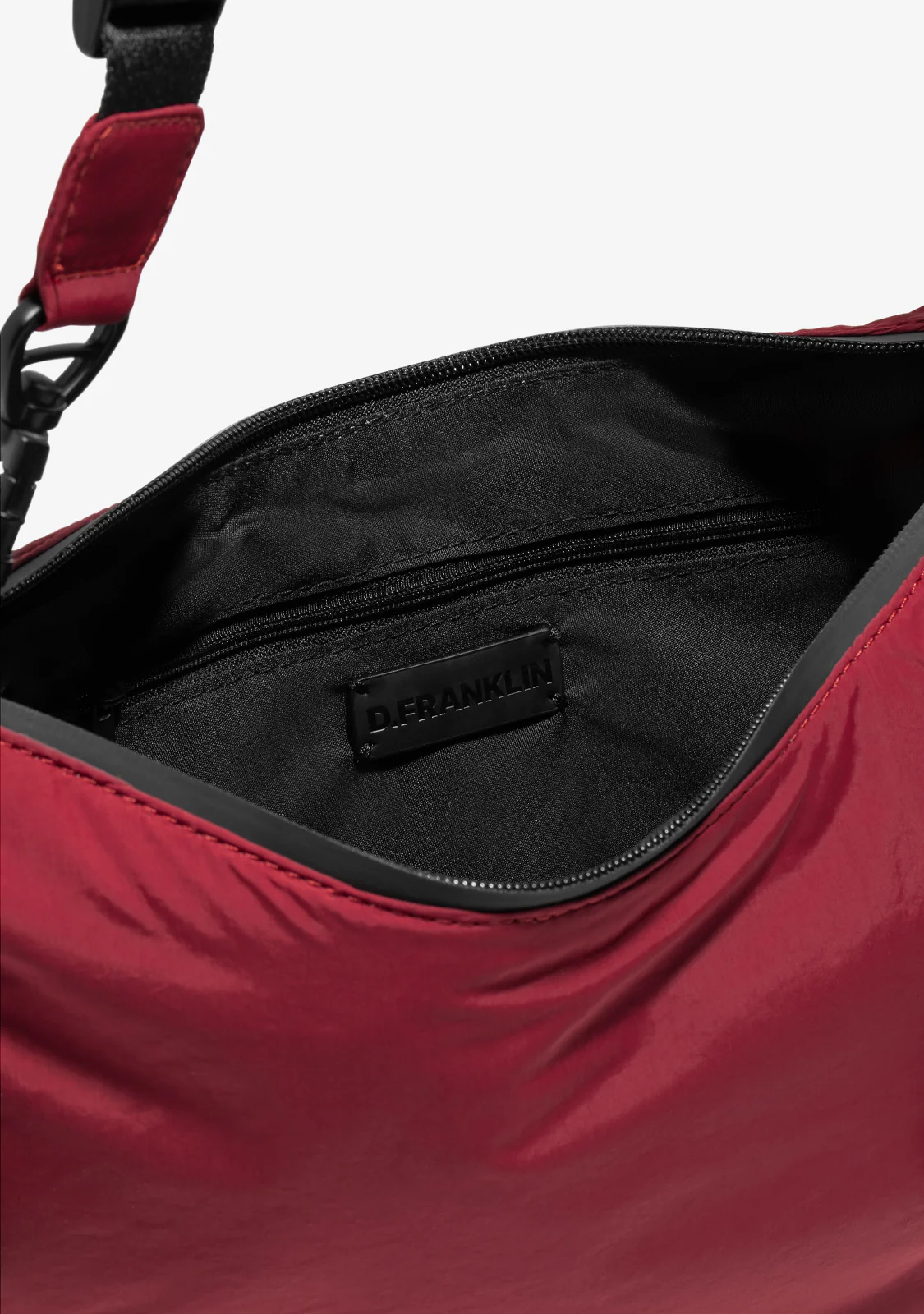 Round Nylon Crossbody Bag Red + Custom Set Lime - Image 7