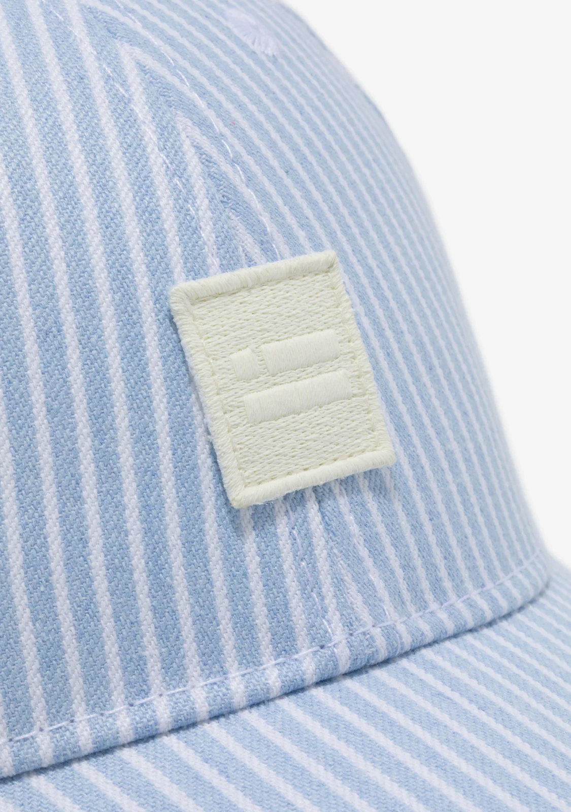 Stripes Baseball Cap Denim - Image 3