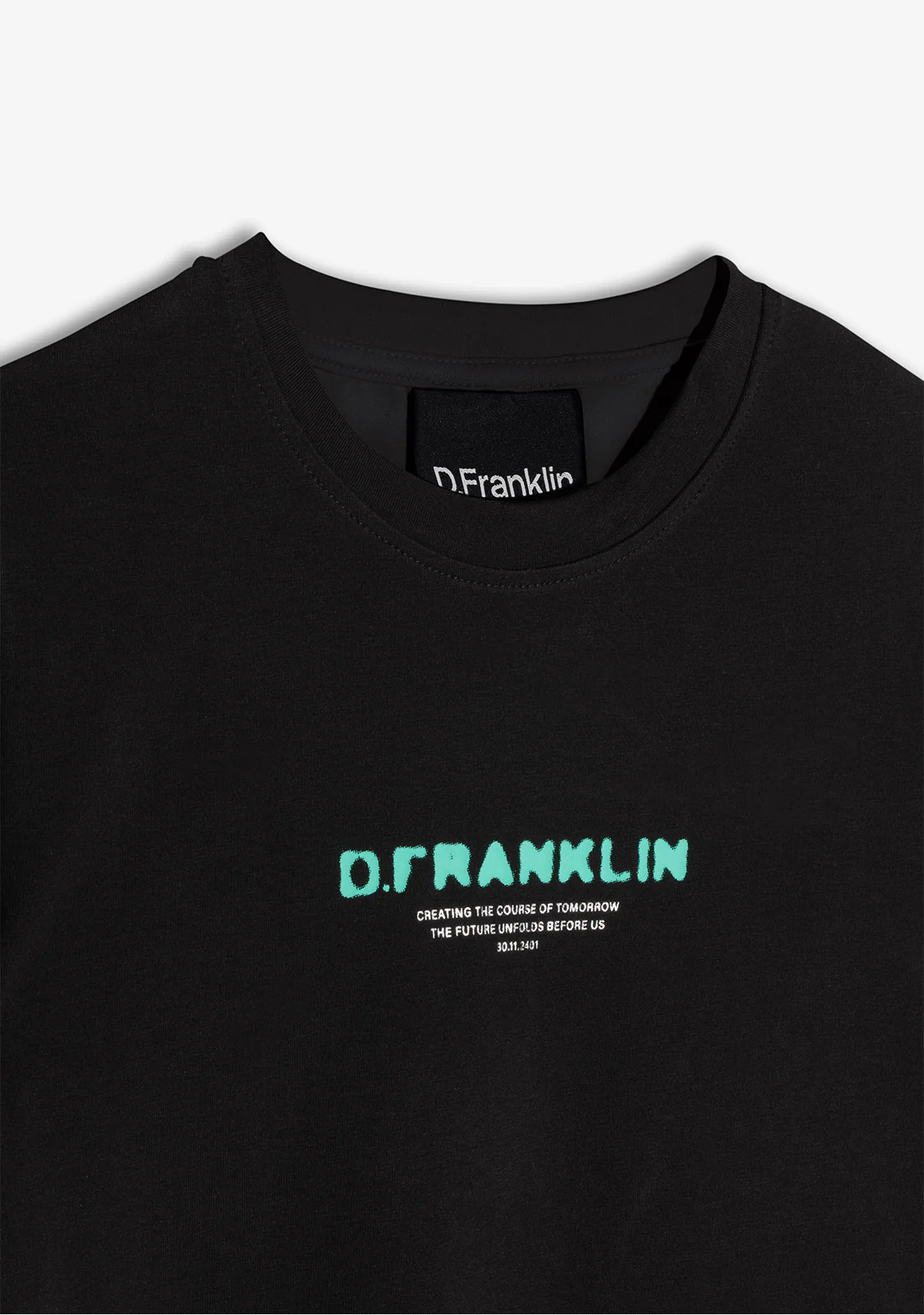Tomorrow Cropped T-Shirt Black - Image 4