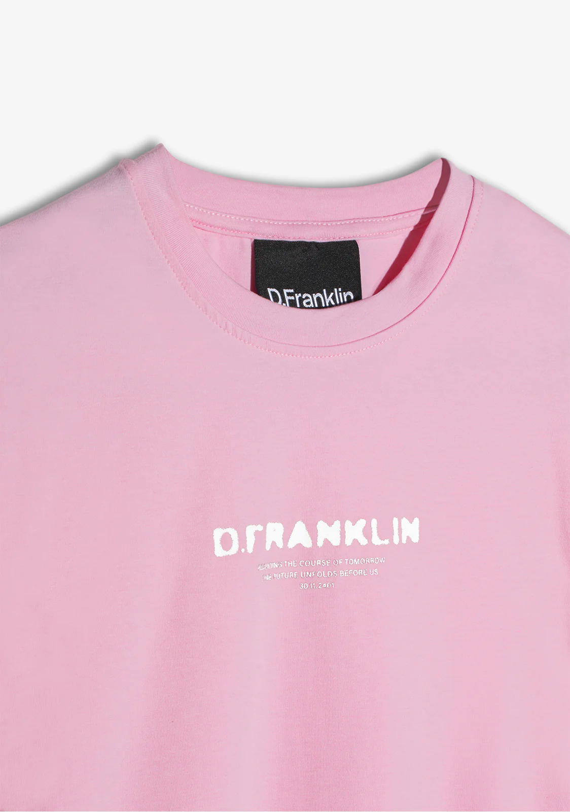 Tomorrow Cropped T-Shirt Pink - Image 4