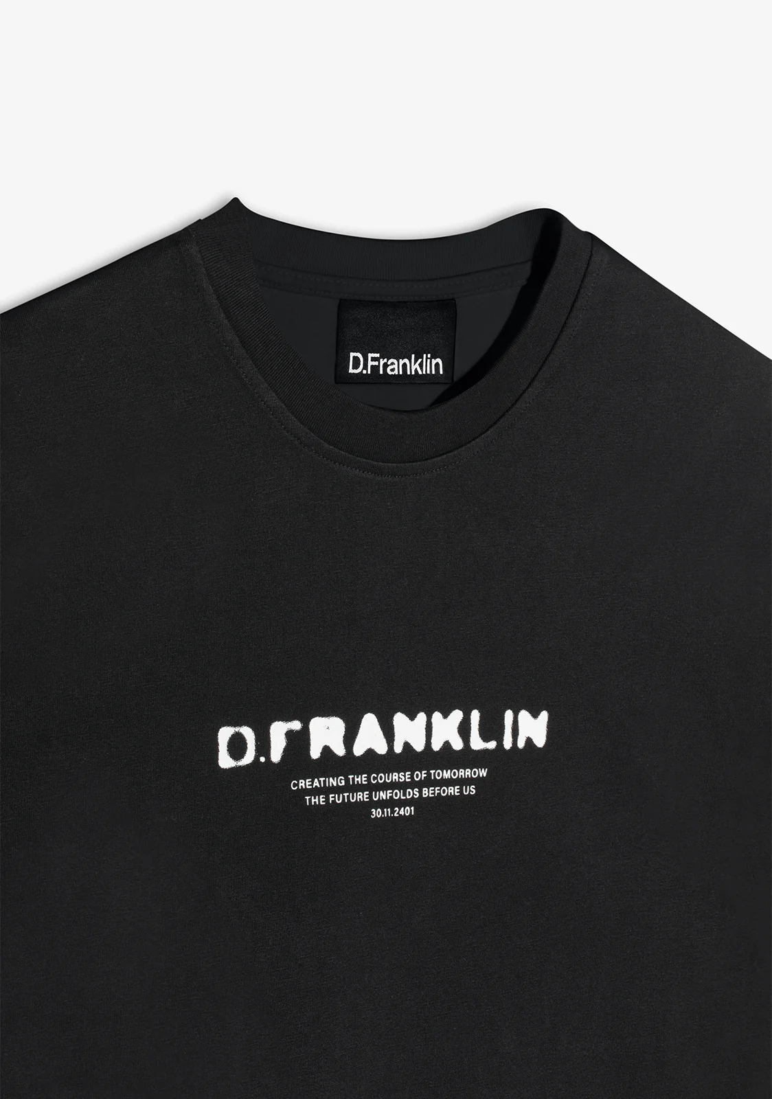 Tomorrow T-Shirt Black / White - Image 3