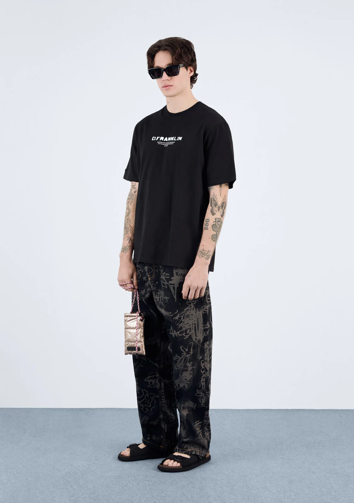 Tomorrow T-Shirt Black / White - Image 6