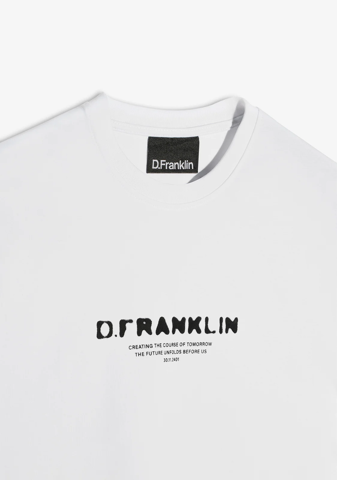 Tomorrow T-Shirt White / Black - Image 3