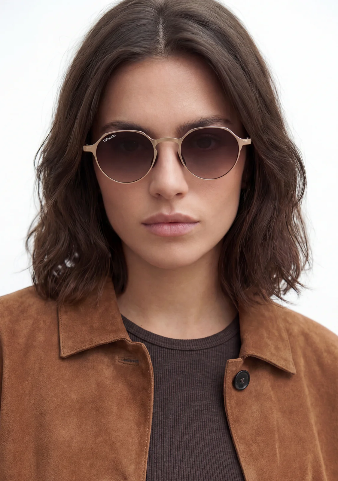 Ultra Light S Round Metal Gold / Gradient Brown - Image 6