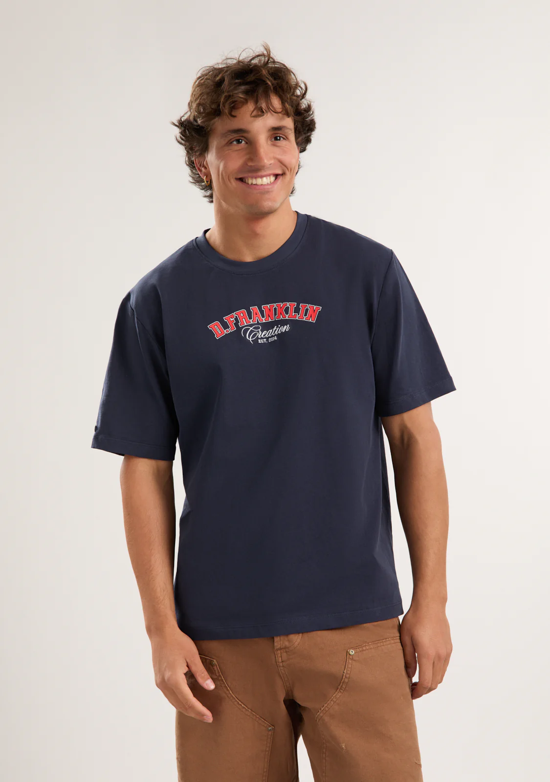 Varsity Est 2024 T-Shirt Navy - Image 2
