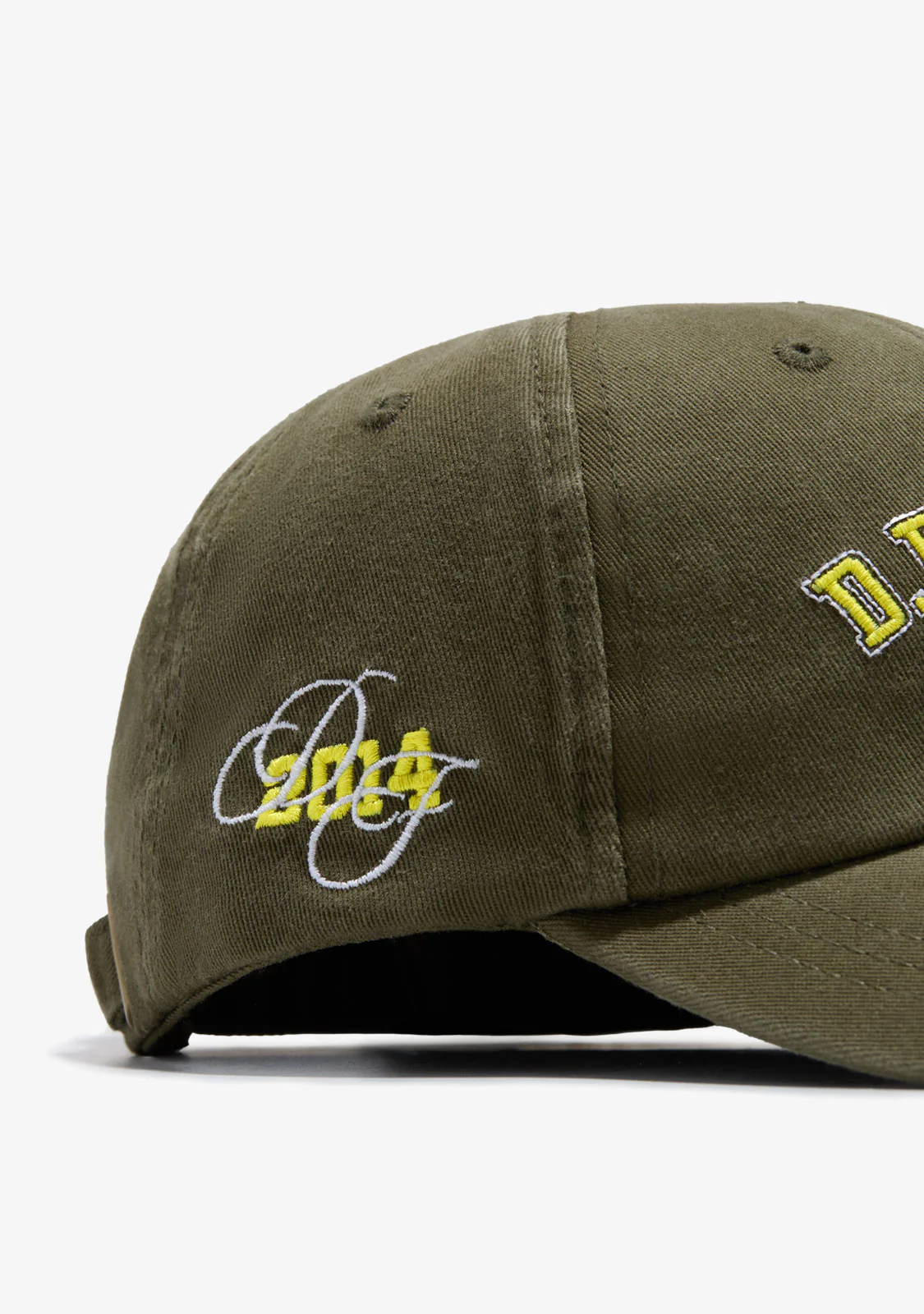 Varsity Washed Cap Army Green - Image 3