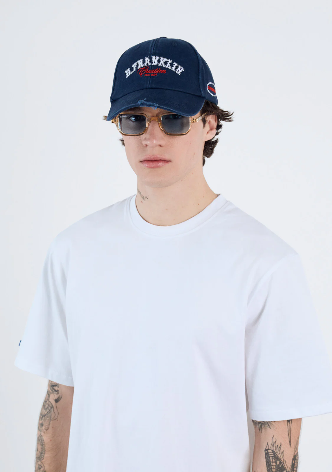Varsity Washed Cap Navy - Image 5