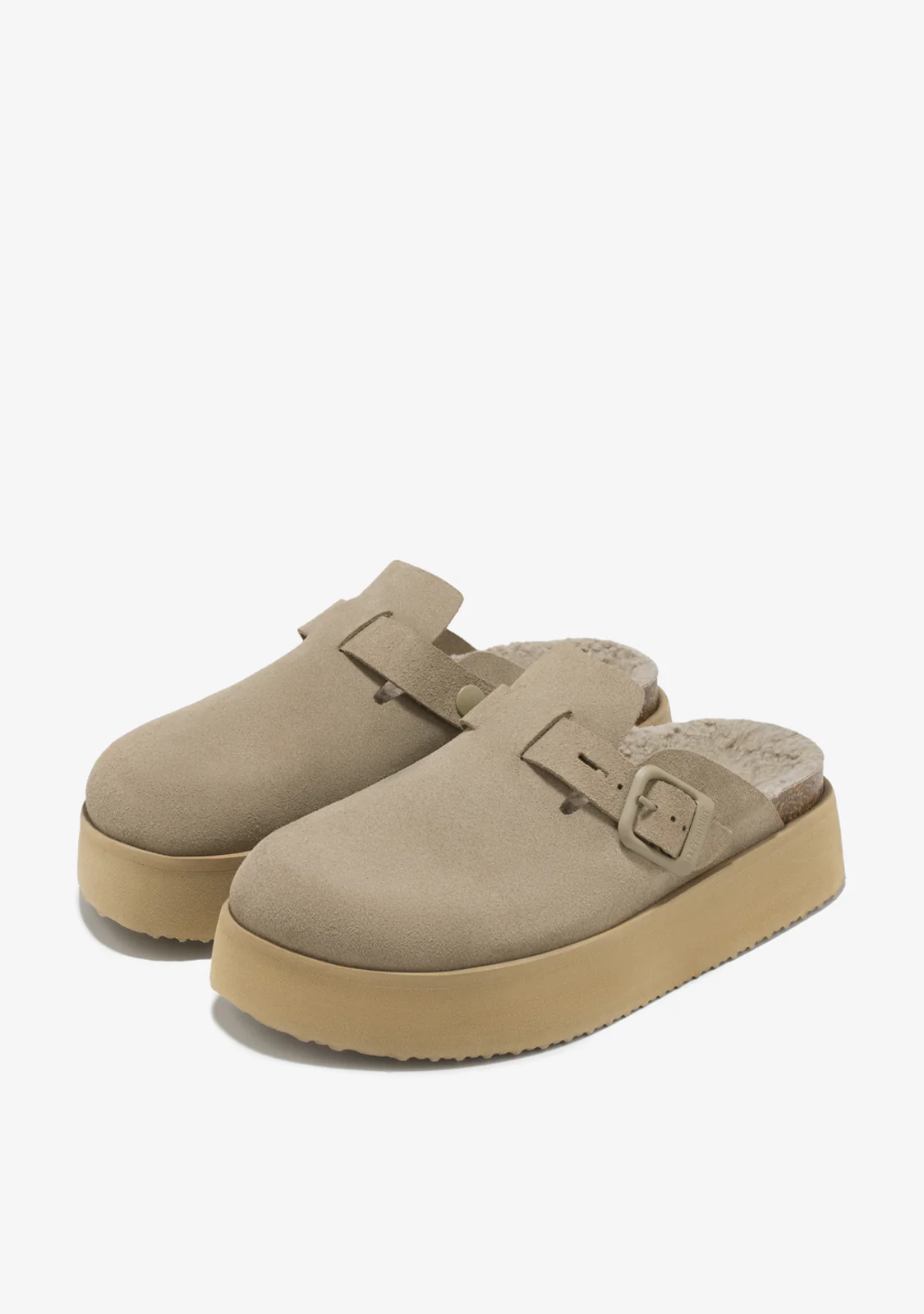 Vibe Clog Basic Platform Taupe - Image 2