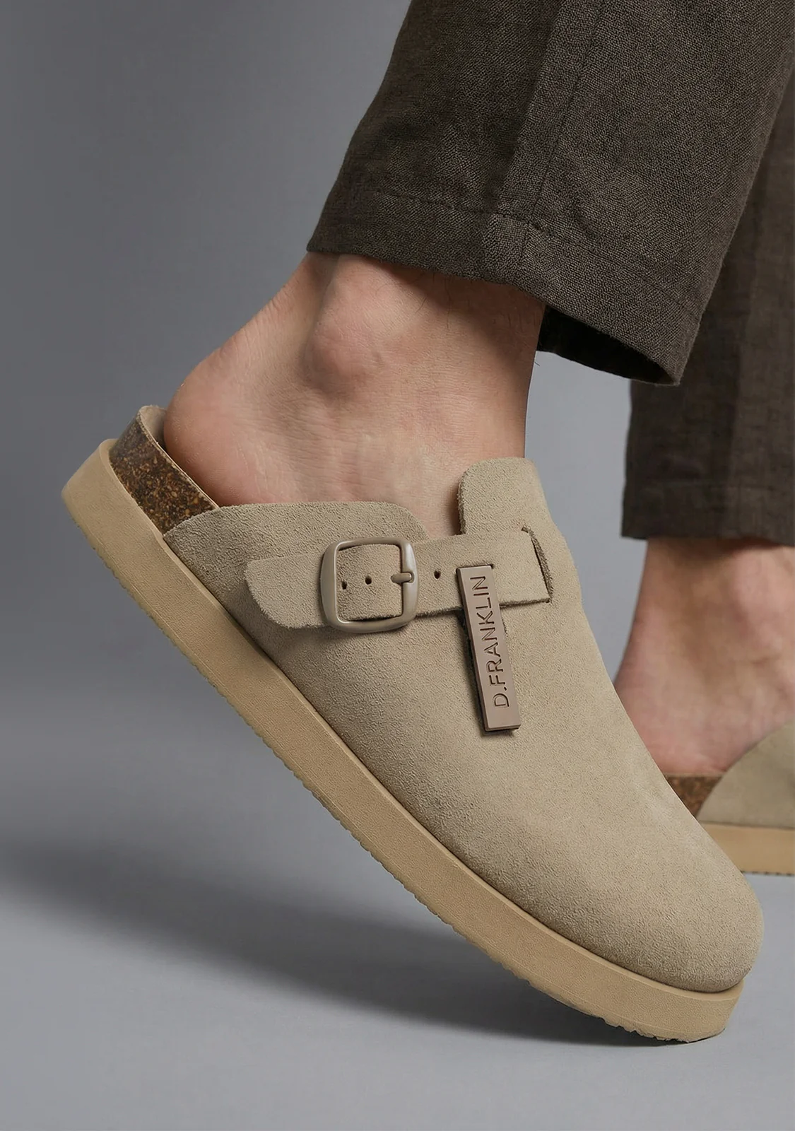 Vibe Clog Buckle Taupe - Image 5
