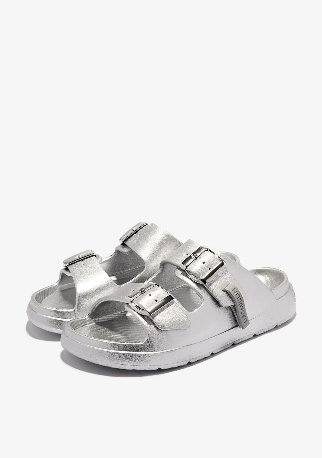Vibe Foam 2 Buckles Met Silver - Image 2
