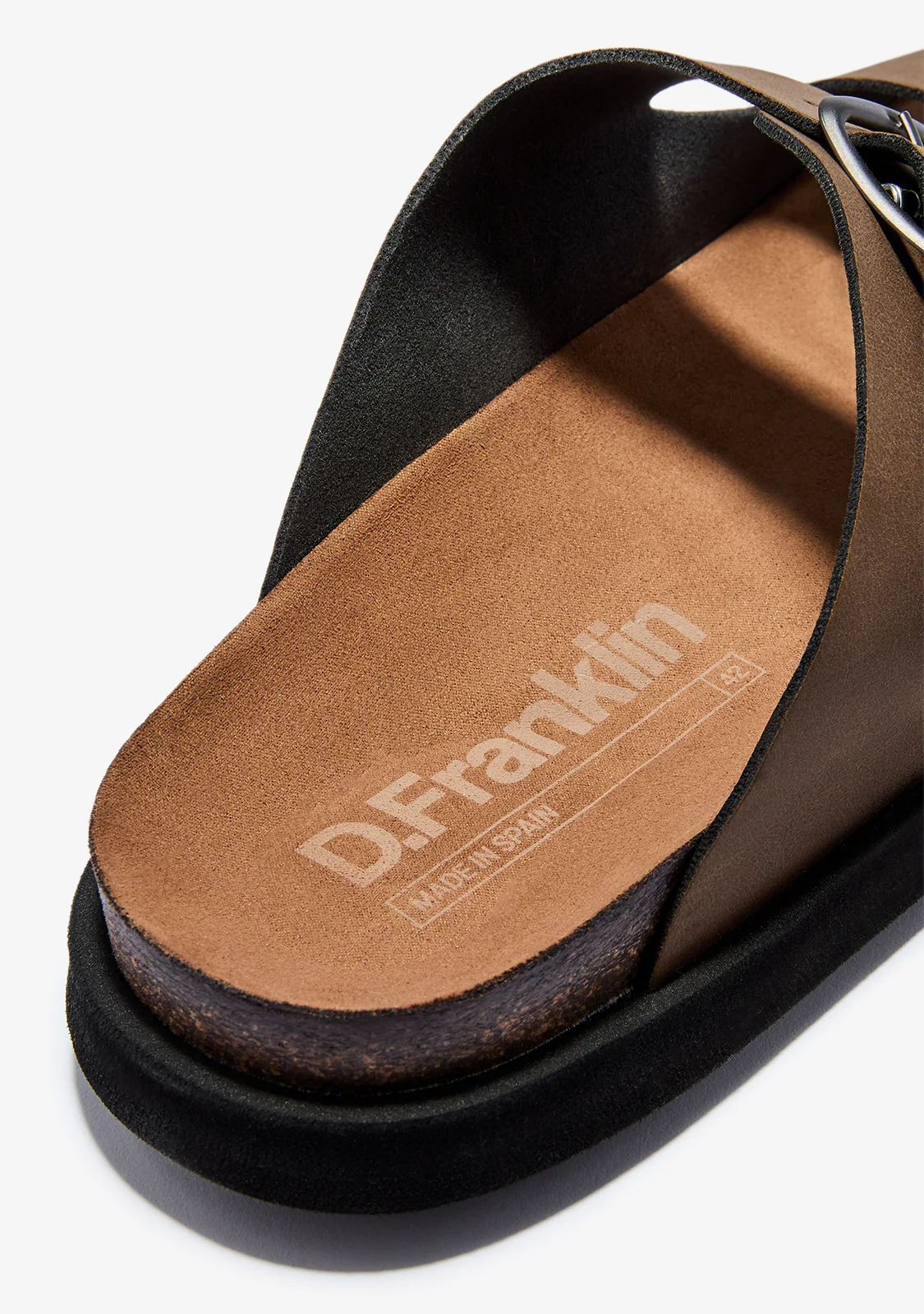 Vibe Sandals Buckle Brown Nobuck - Image 3
