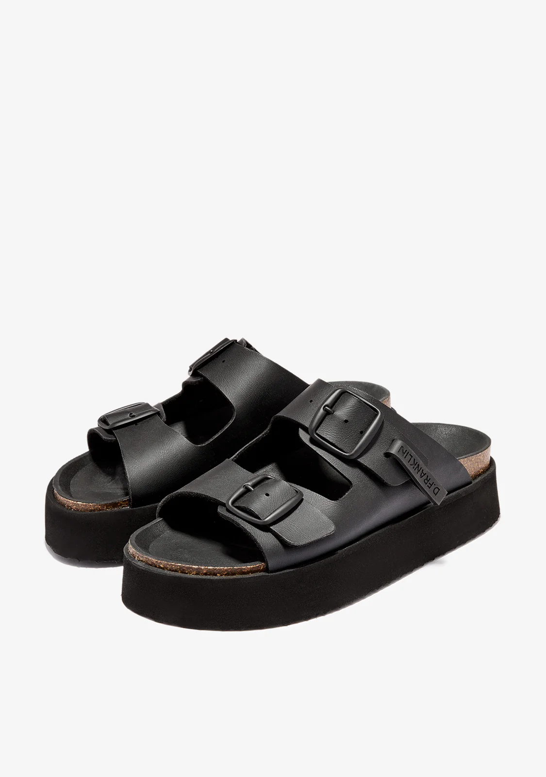 Vibe Sandals Buckle Platform Champion Black - Image 2