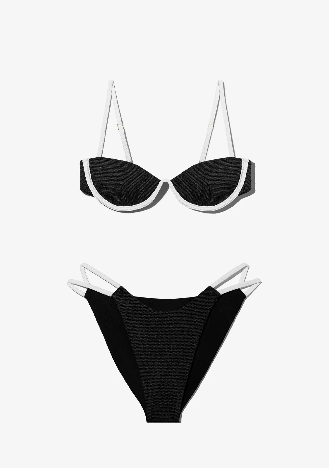 Wake Top + Feroe Bottom Bikini Black - Image 2