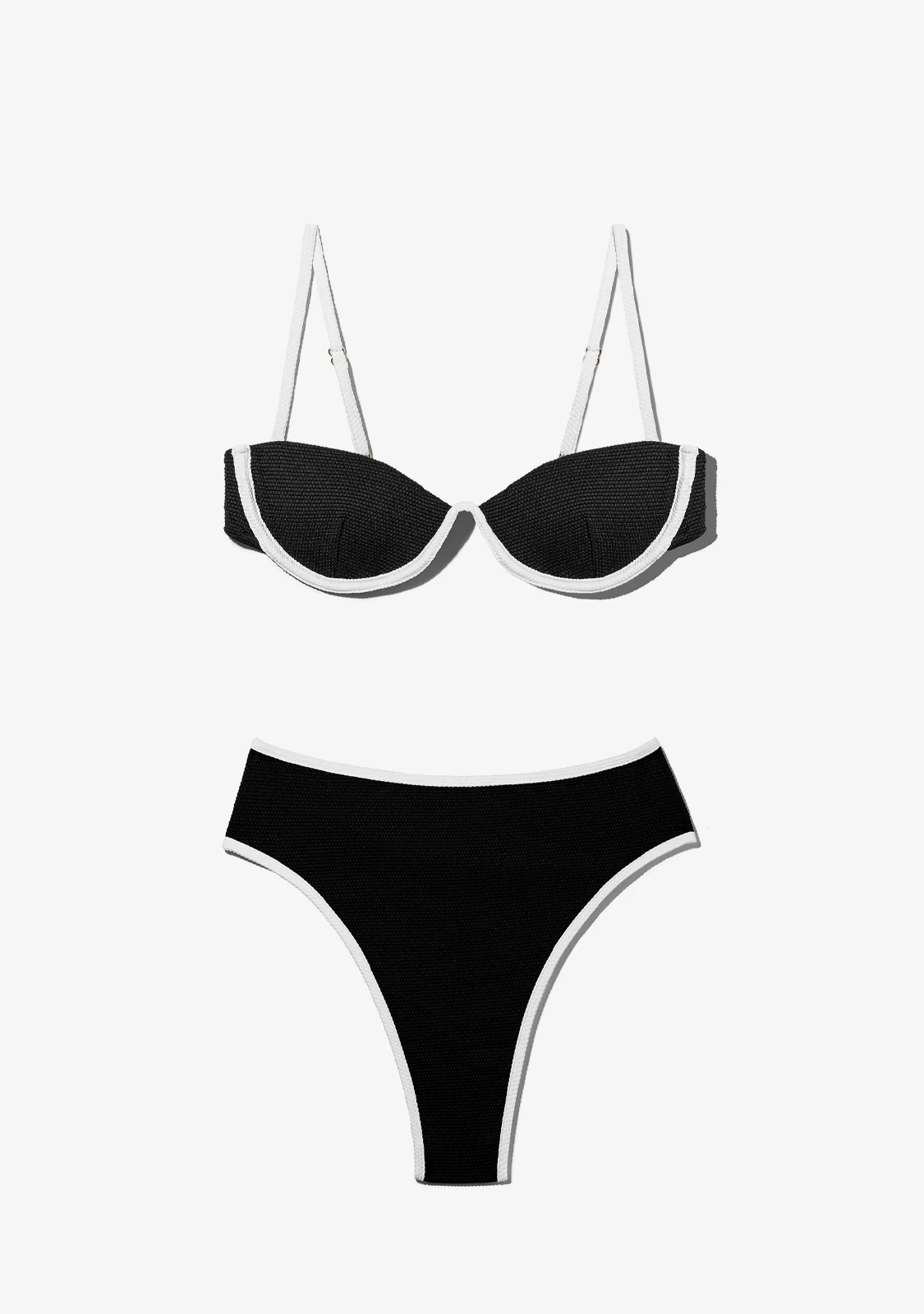 Wake Top + Wake Bottom Bikini Black - Image 2