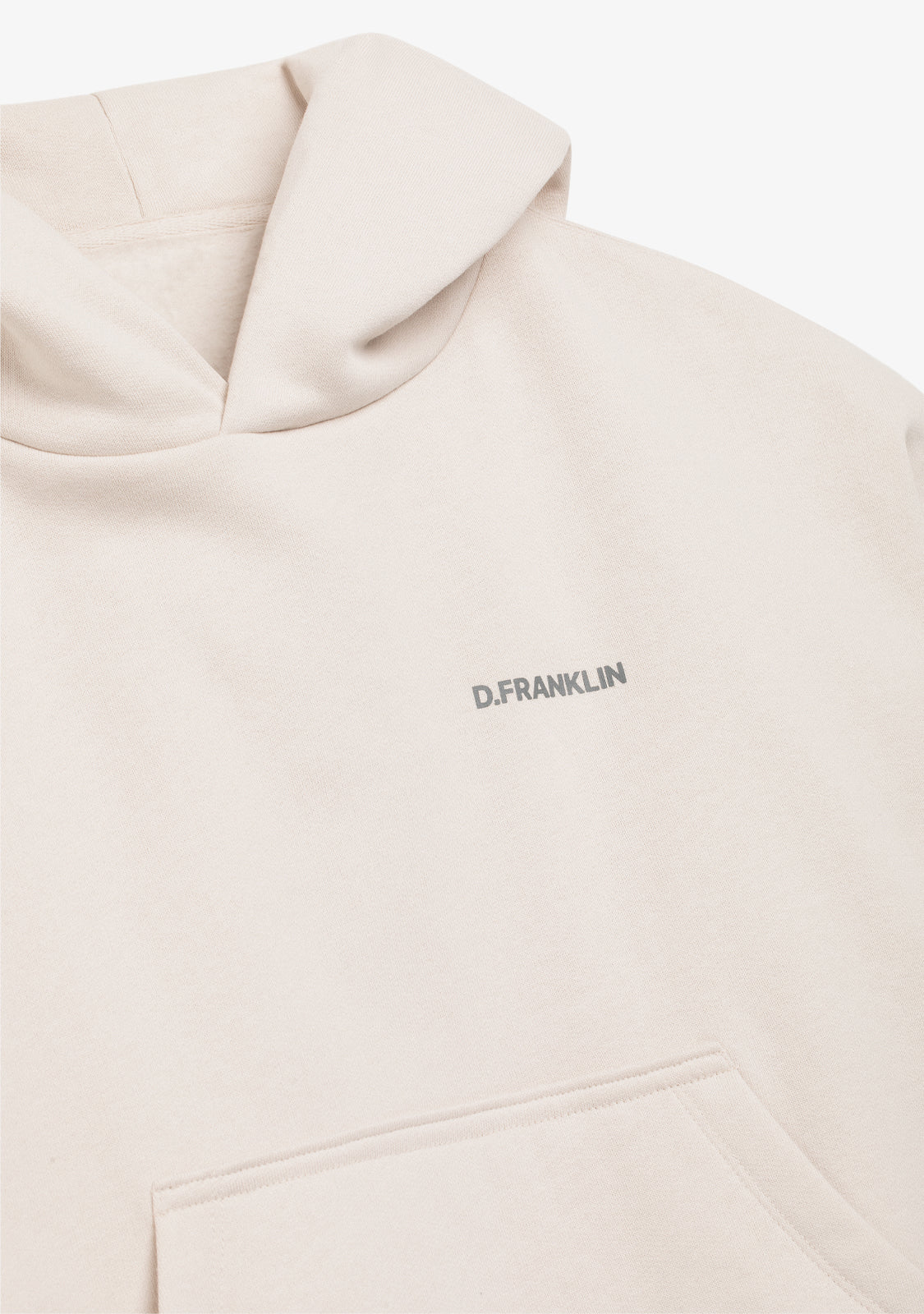 Worldwide Crop Hoodie Ice Grey - Image 3