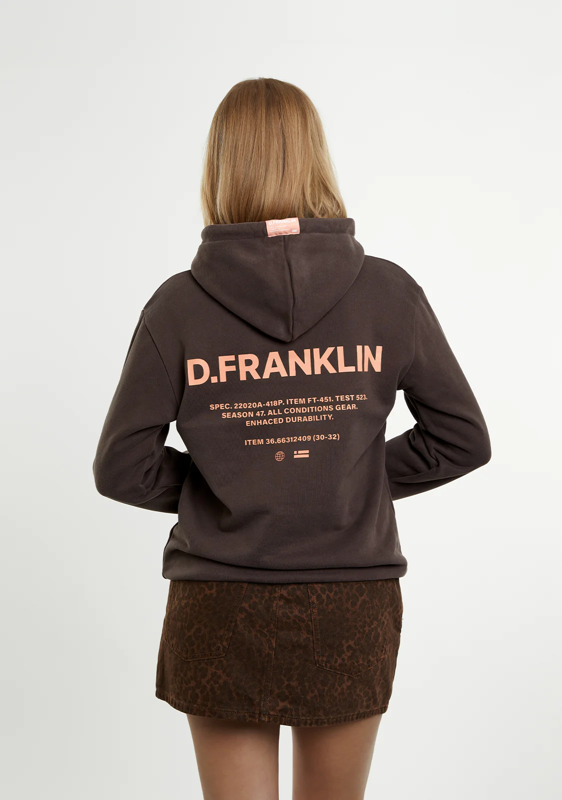Worldwide Hoodie Brown - Image 5